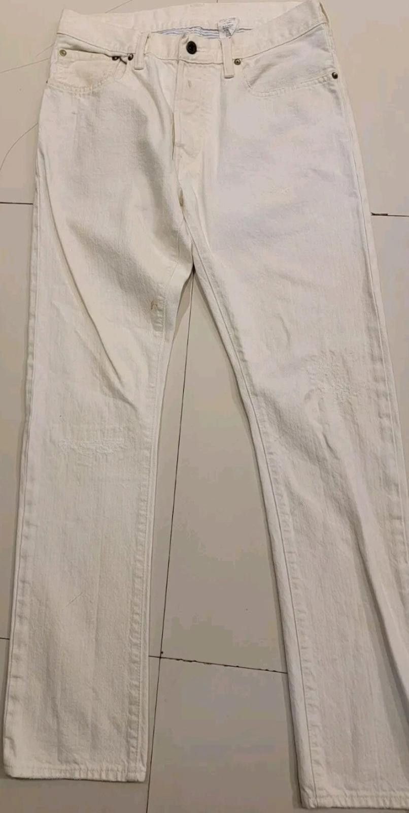 Rugby Ralph Lauren Vintage Rugby by Polo Ralph Lauren White Denim Jeans 32/32 Size US 32 / EU 48 - 1 Thumbnail