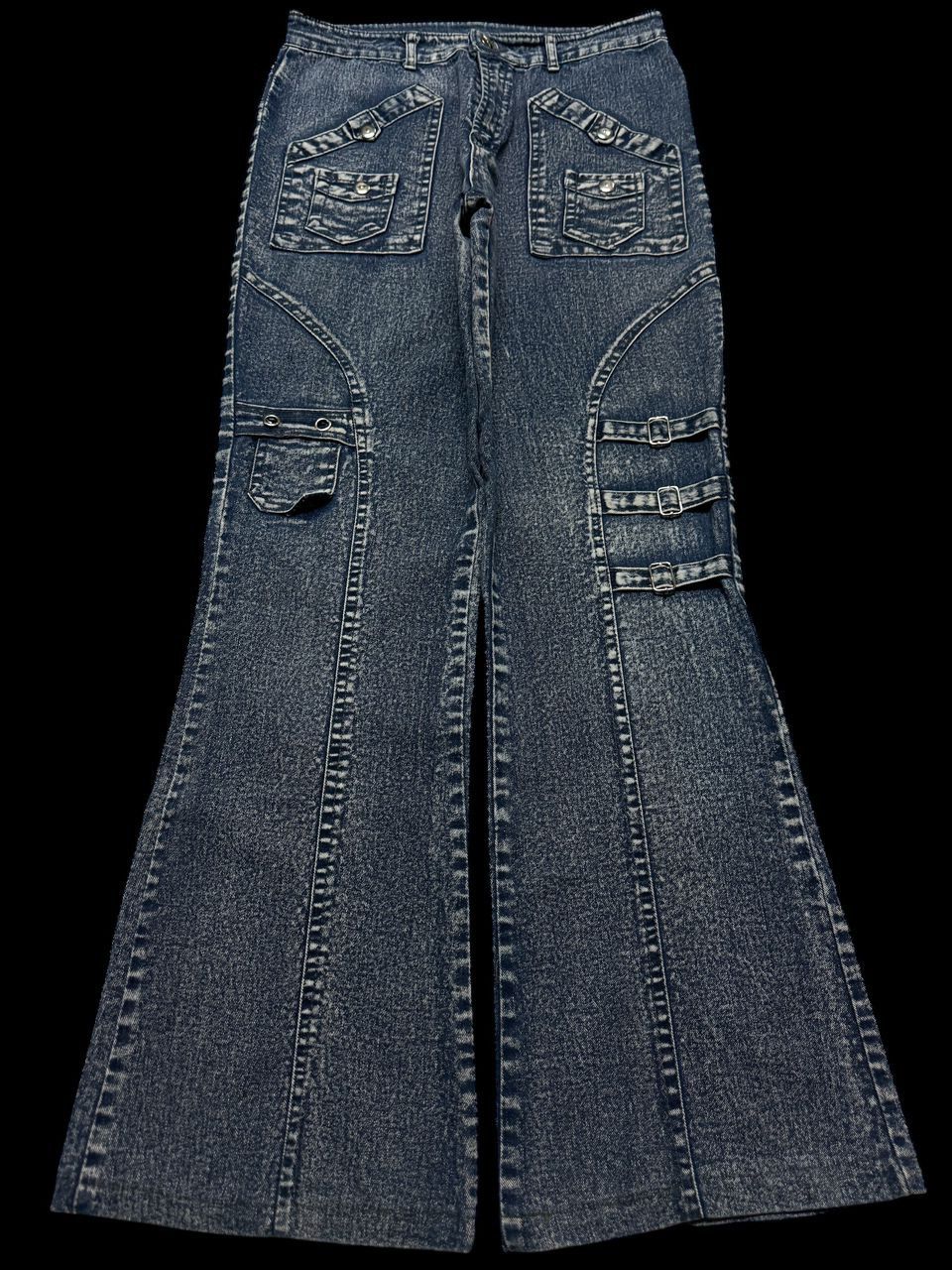 💥Bell Bottom💥Vintage Japanede Flared Washed Punk Jeans