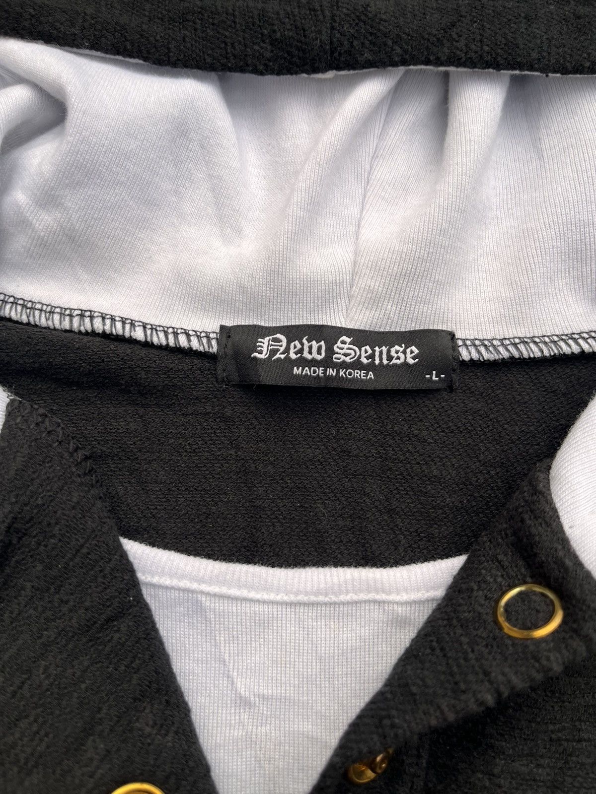 New Sense Poem Gold Gohtic Hoodie Punk Lgb Kmrii Y2K