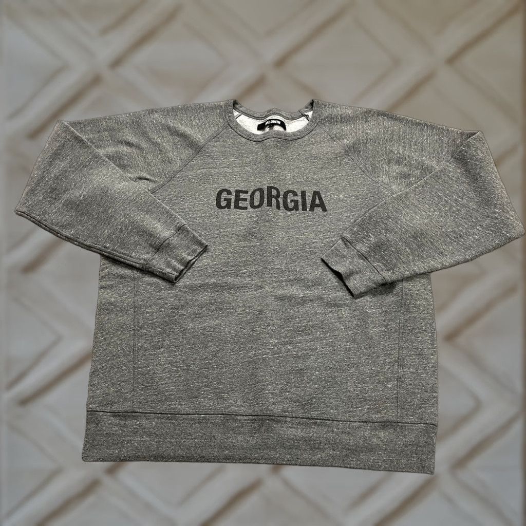 Logo 7 Baldwin Terry Pullover Crew Sweatshirt Womens XXL 2XL Heather BLDWN Georgia Logo Size XXL / US 16-18 / IT 52-54 - 1 Thumbnail