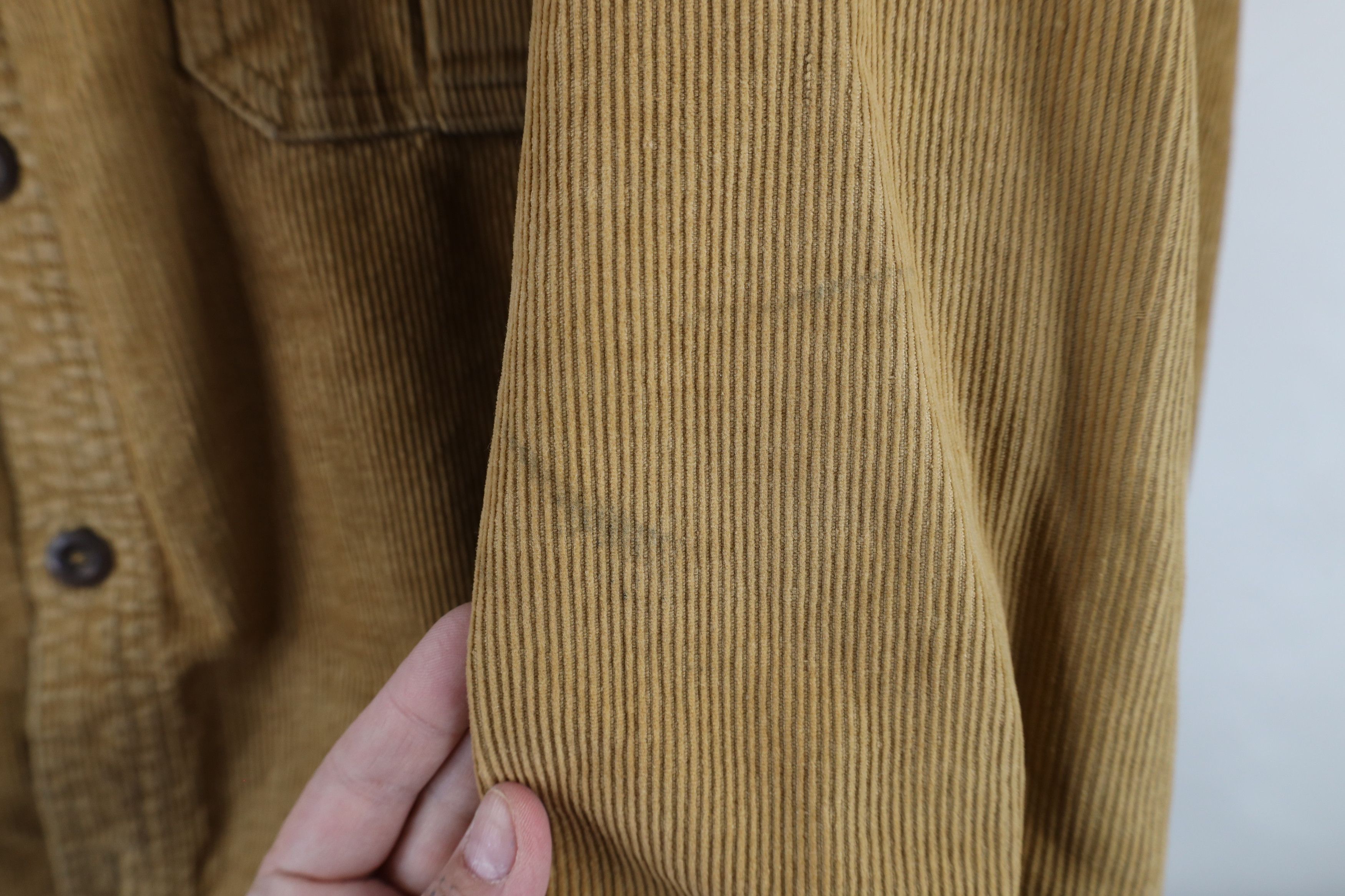 Vintage Vintage 90s Streetwear Flannel Lined Corduroy Shirt Jacket Size US L / EU 52-54 / 3 - 5 Thumbnail