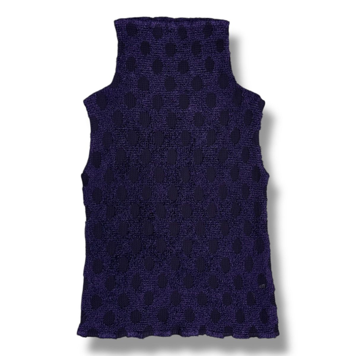 Issey Miyake 80’s SAMPLE IsseyMiyake Pleated Mesh Mini Dress Size ONE SIZE - 10 Thumbnail