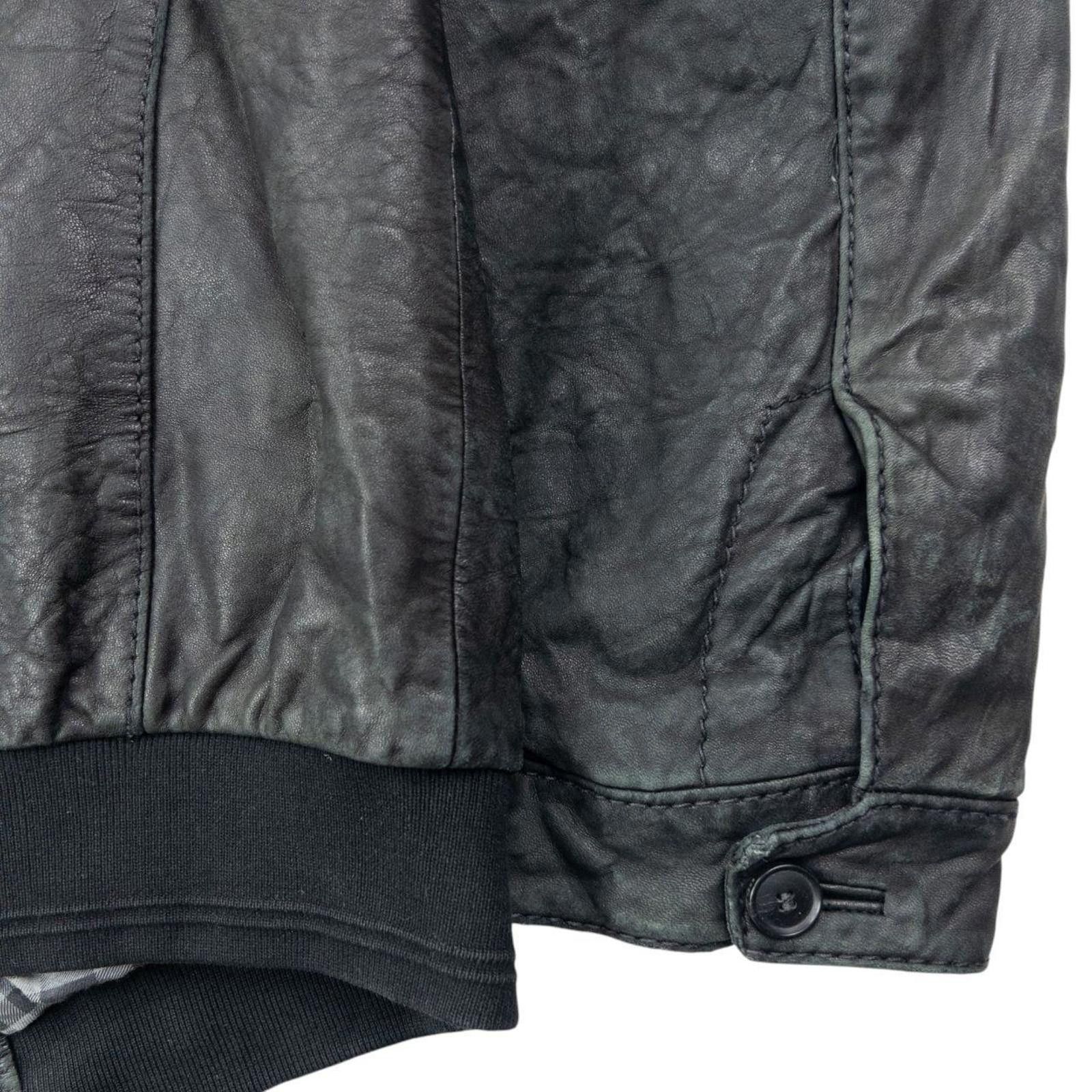 Hugo Boss Vintage 2000s Hugo Boss Zip Up Leather Jacket Size M Size US M / EU 48-50 / 2 - 5 Thumbnail