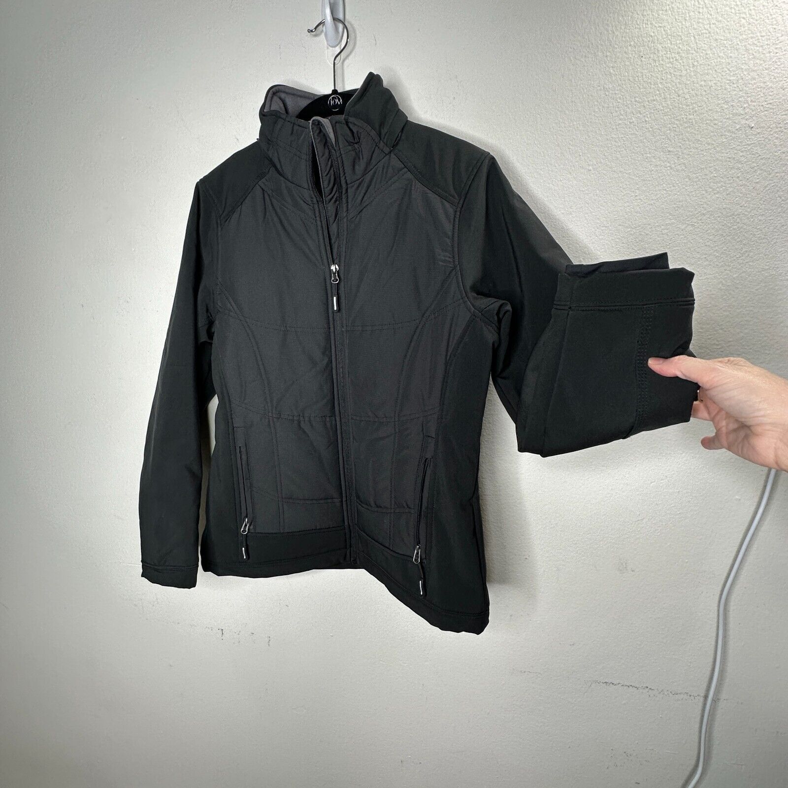 North End North End Sports Weather Tech Black High Collar Jacket S Size S / US 4 / IT 40 - 5 Thumbnail