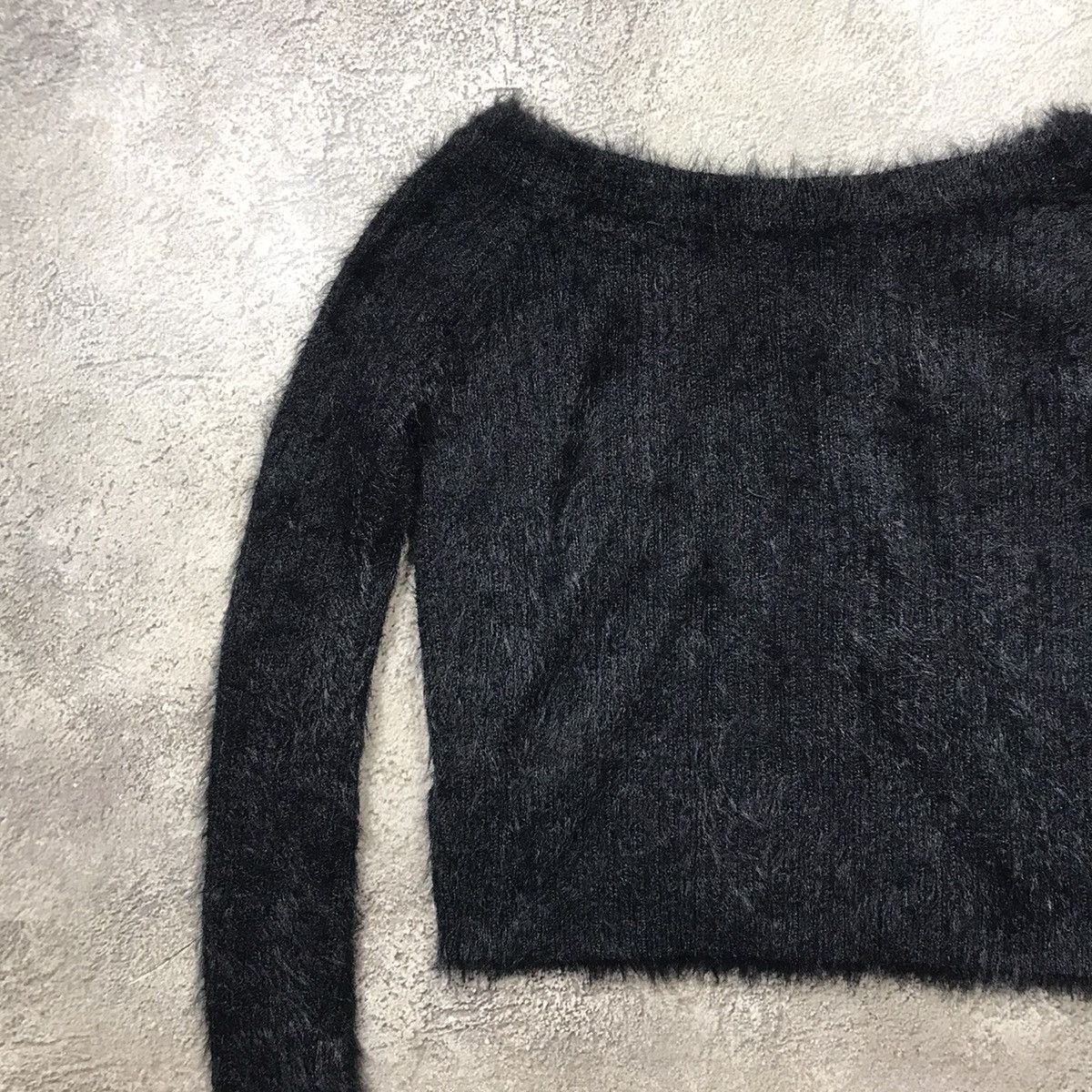 Vintage Vintage Y2K ABSTRACT FURRY MOHAIR SWEATER Knitted Oversized Size S / US 4 / IT 40 - 2 Thumbnail