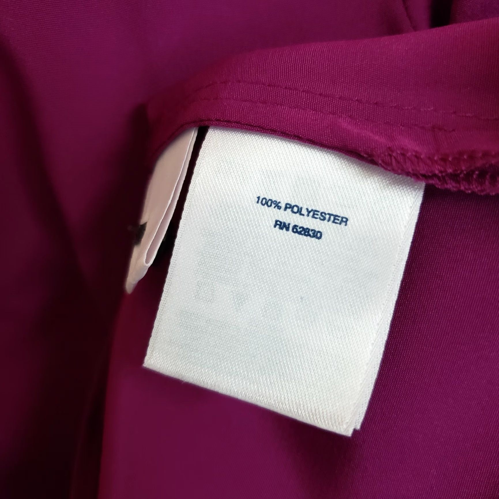 Lands' End Lands' End Outfitters Womens Popover Top Sz 6 Solid Purple Long Sleeve Blouse Ladies Regular XS-Plus? Size M / US 6-8 / IT 42-44 - 6 Thumbnail