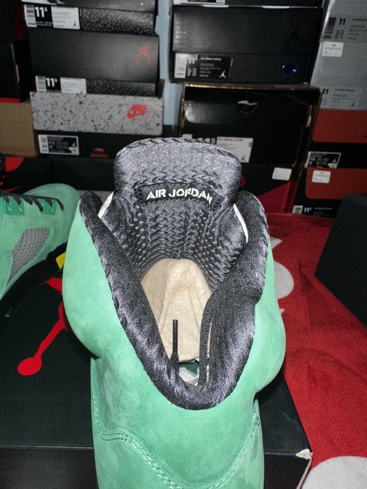 Nike Air Jordan 5 “Oregon Duck PE” Sample 2013 Size US 11.5 / EU 44-45 - 7 Thumbnail