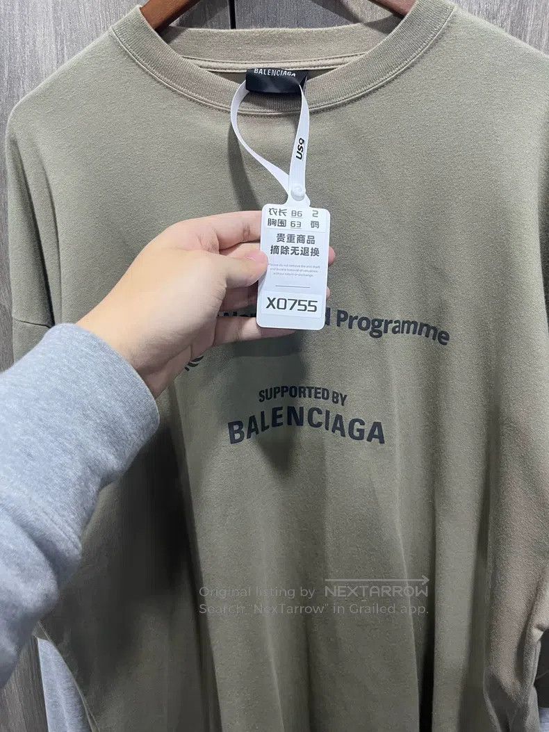 Balenciaga Balenciaga Grain print long sleeve Size US M / EU 48-50 / 2 - 6 Thumbnail