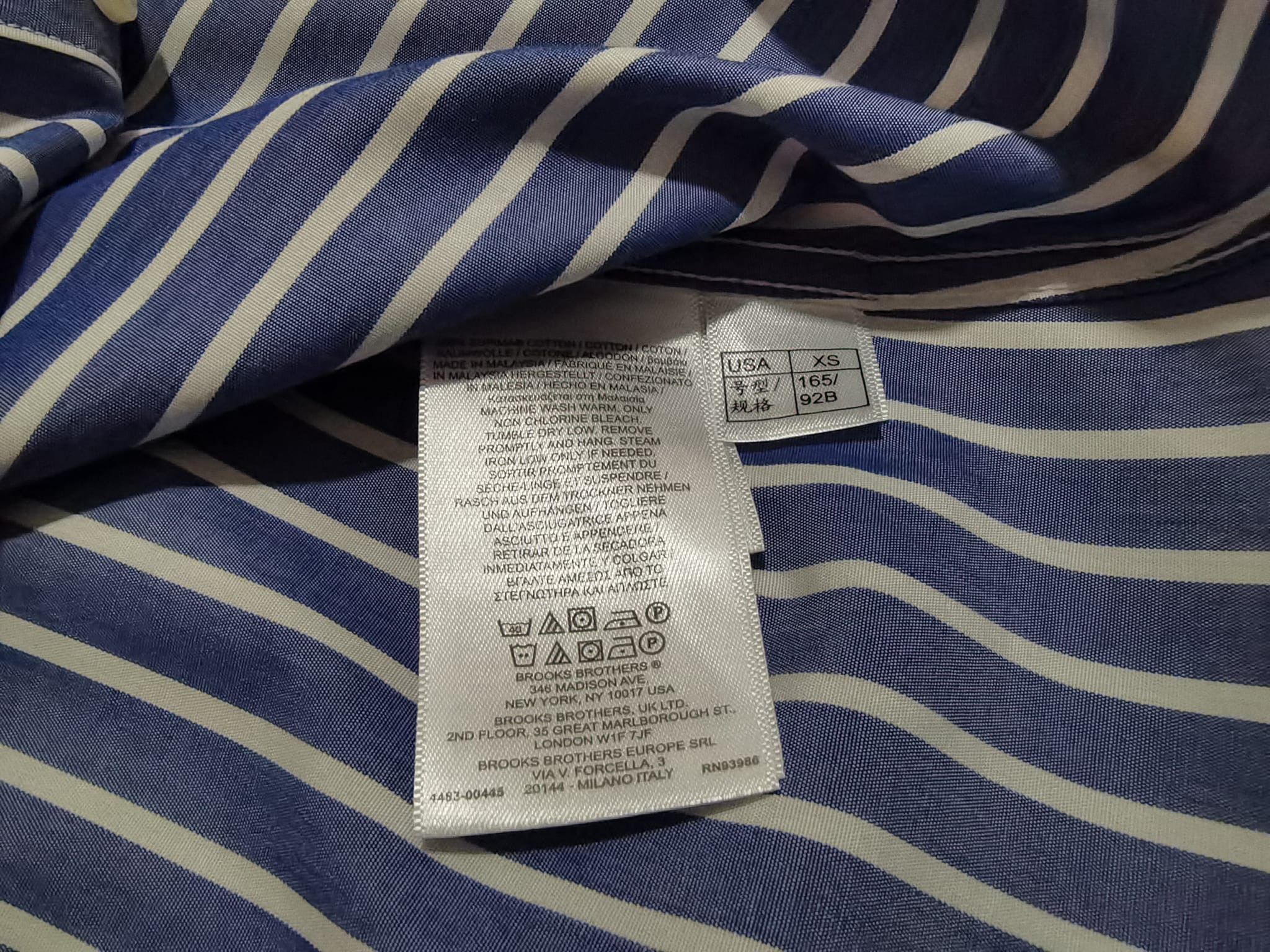 Brooks Brothers Brooks Brothers Regent blue button up XS 2410 Size US XS / EU 42 / 0 - 5 Thumbnail