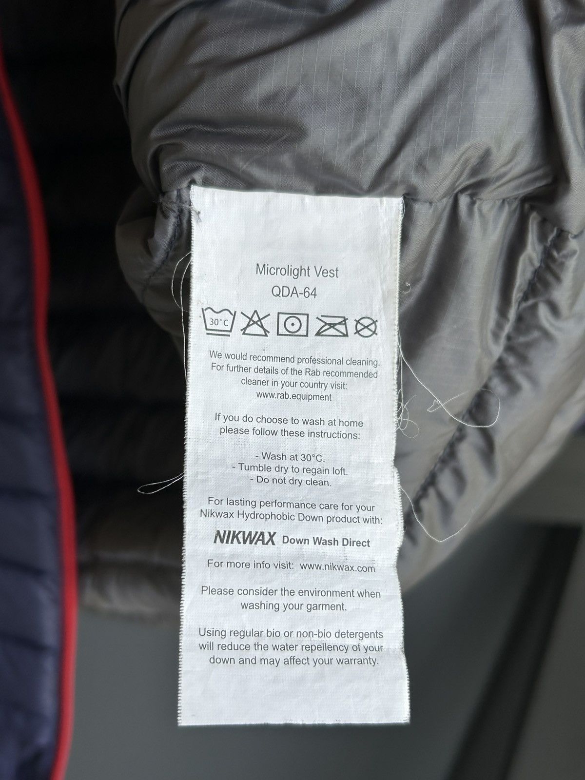 Rab RAB Outdoor Down Puffer Vest Pertex Microlight Size US M / EU 48-50 / 2 - 11 Thumbnail