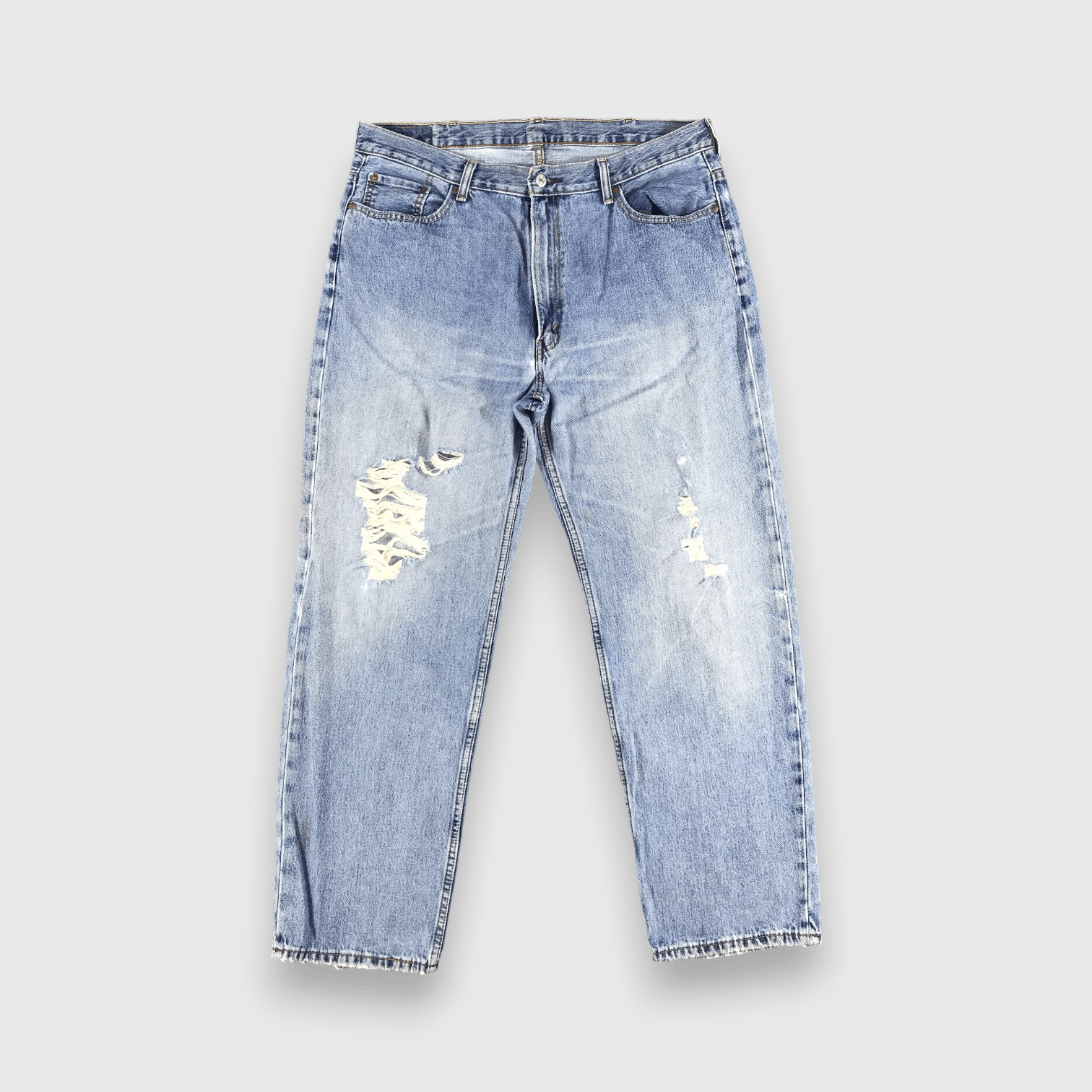 Levi's Vintage Blue Wash Levis 550 Jeans-J1692 Size US 39 - 1 Thumbnail