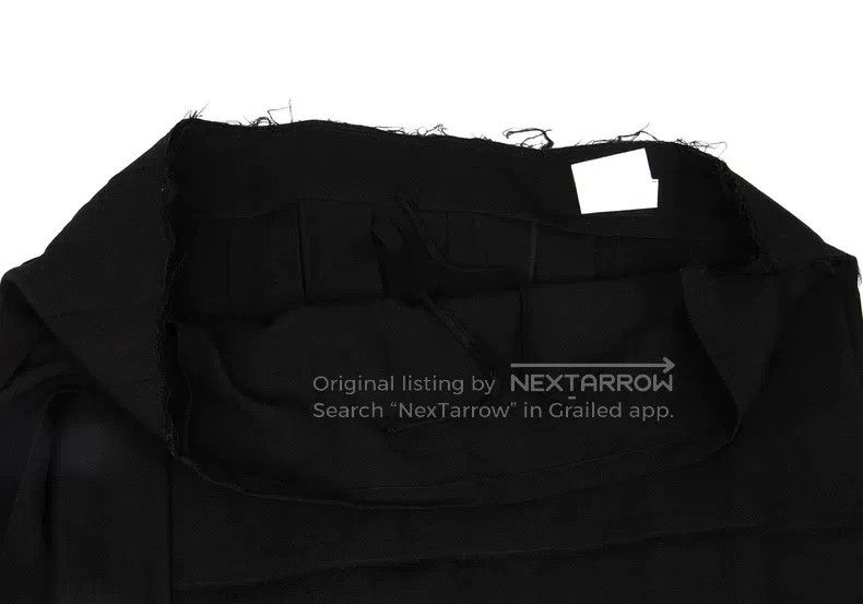Comme des Garcons Comme Des Garcons size M Black vintage lace wrap-around sk Size 22" - 6 Thumbnail