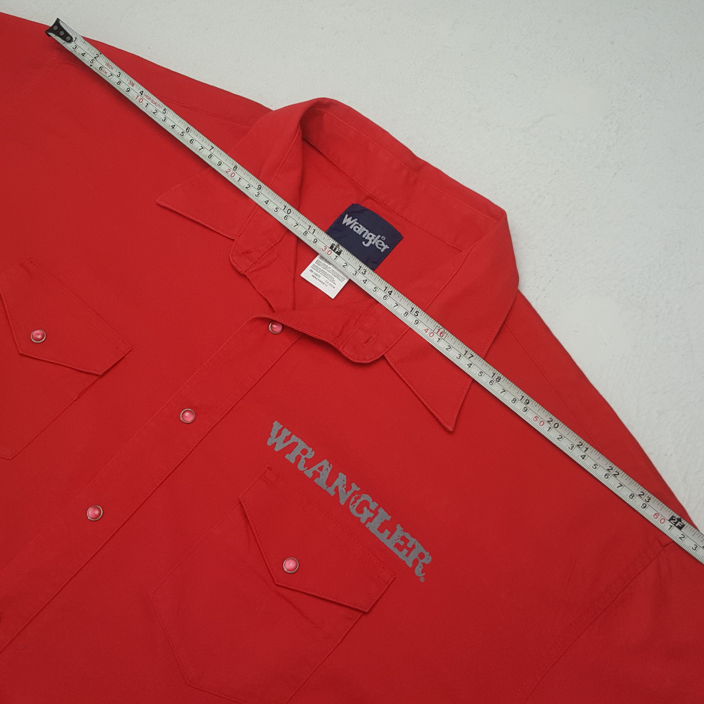 Vintage × Wrangler Vintage Wrangler American Brand Shirt Button Up C276N61 Size US XXL / EU 58 / 5 - 6 Thumbnail