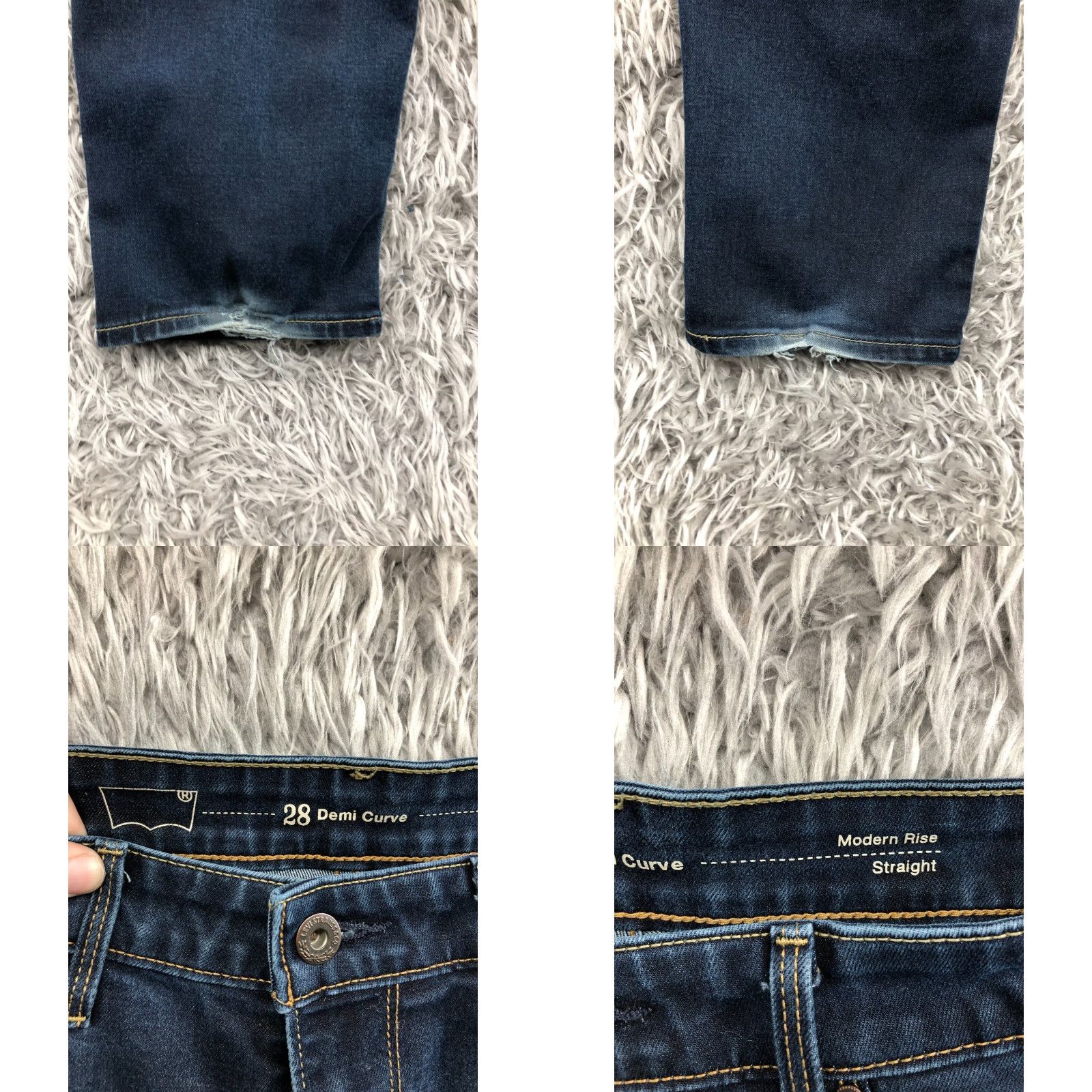 Levi's Levi's Jeans 28 Womens Skinny Denim Dark Blue 5-Pocket Levi’s Demi Curve Regular Size 28" / US 6 / IT 42 - 8 Thumbnail