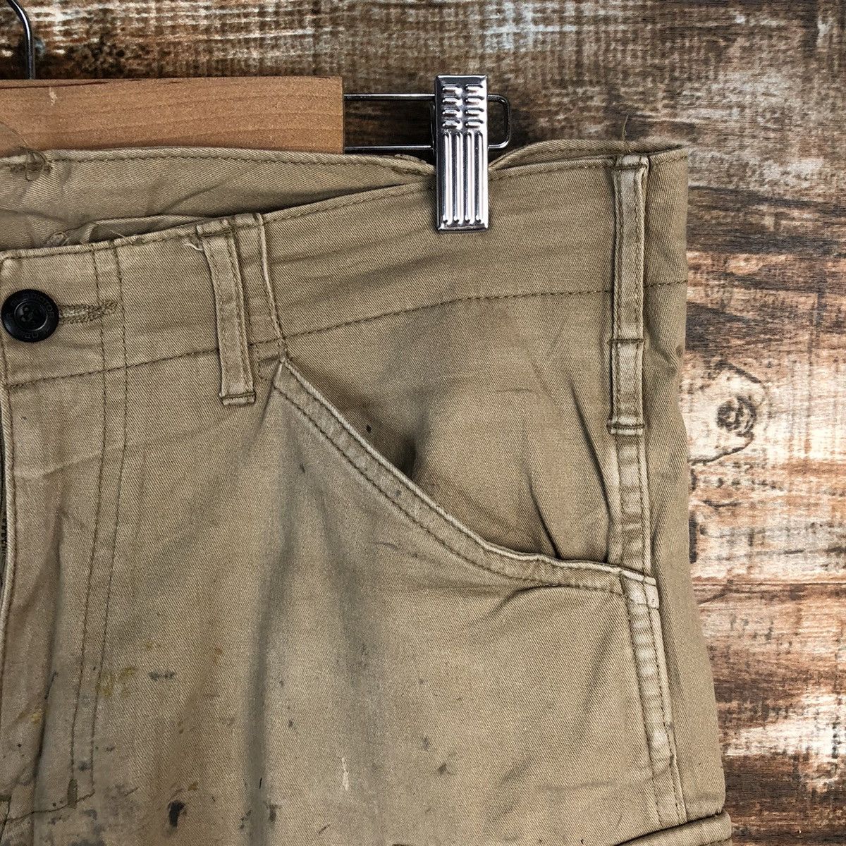 Japanese Brand DLL Gladiotor Brown Cargo Multpocket Pants #C111 Size US 33 - 8 Thumbnail