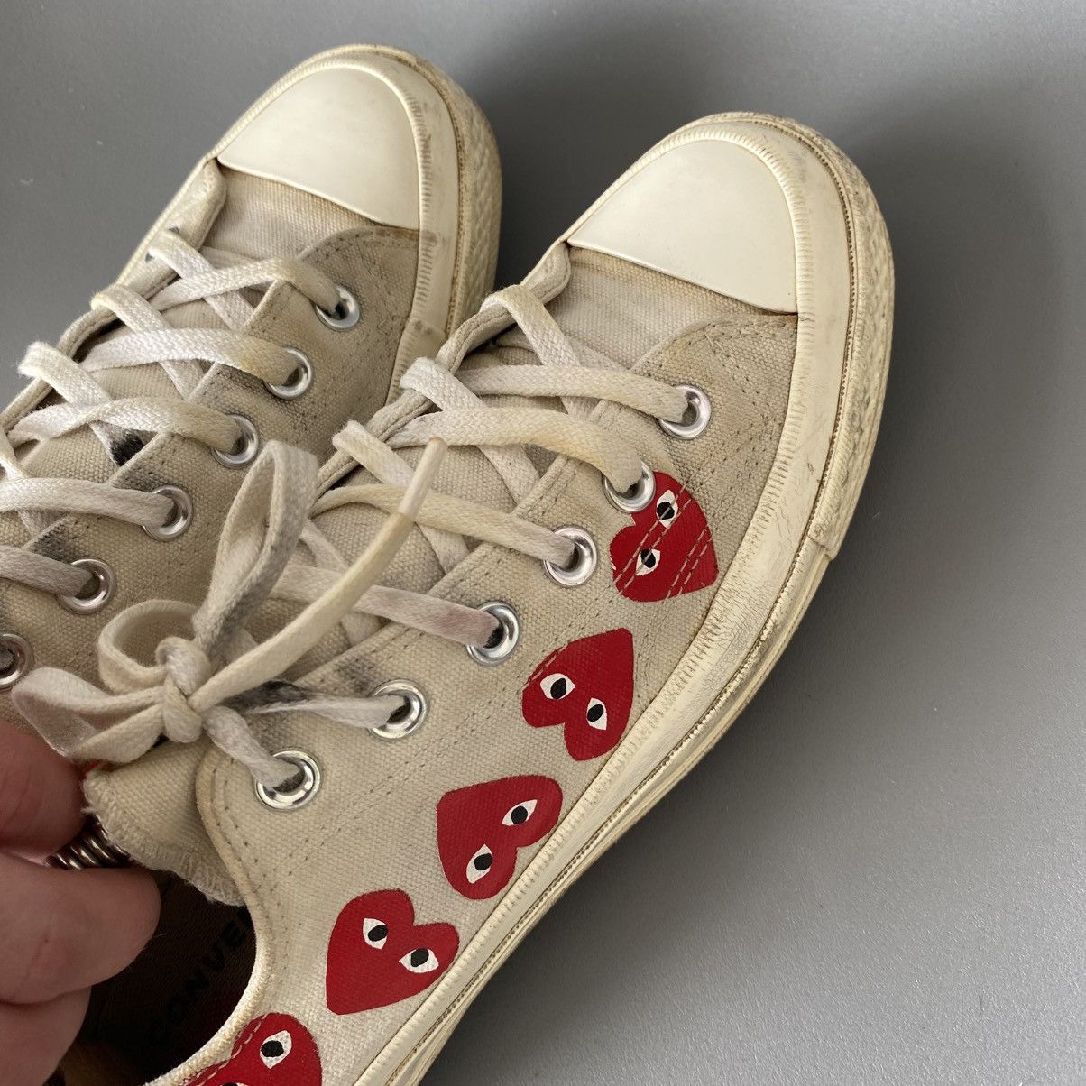Comme des Garcons PLAY Vintage Play Comme Des Garçons Monogrammed y2k shoes Size US 7 / EU 40 - 7 Thumbnail