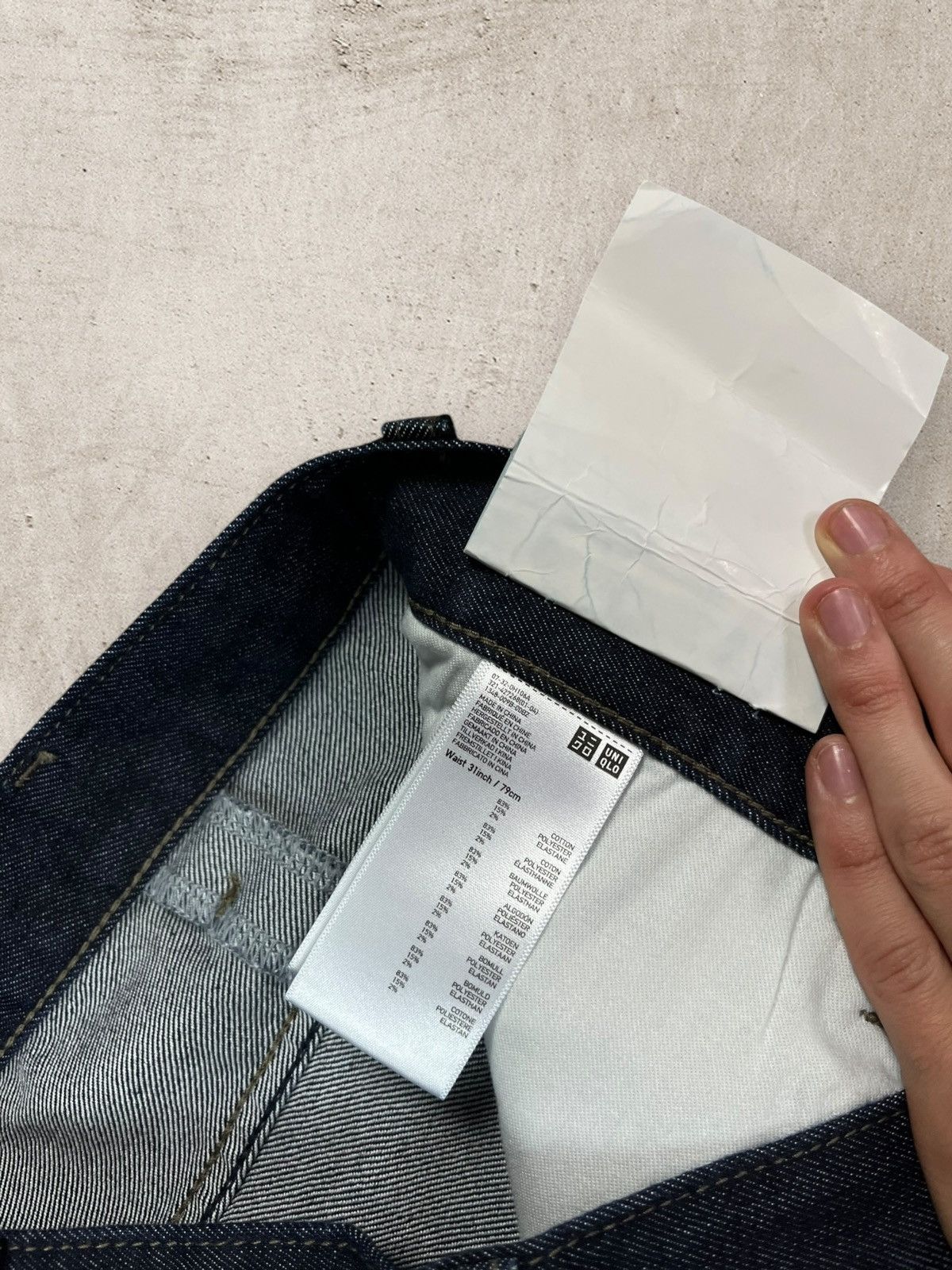Japanese Brand Uniqlo Denim Engineering Japanes Syle Jeans Pants men @170 Size US 31 - 8 Thumbnail