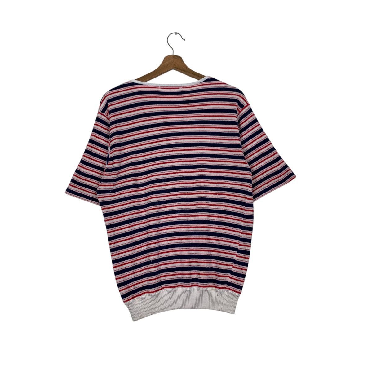 Playboy PLAYBOY Striped Short Sleeve Jumper #2000-C87 Size US L / EU 52-54 / 3 - 8 Thumbnail