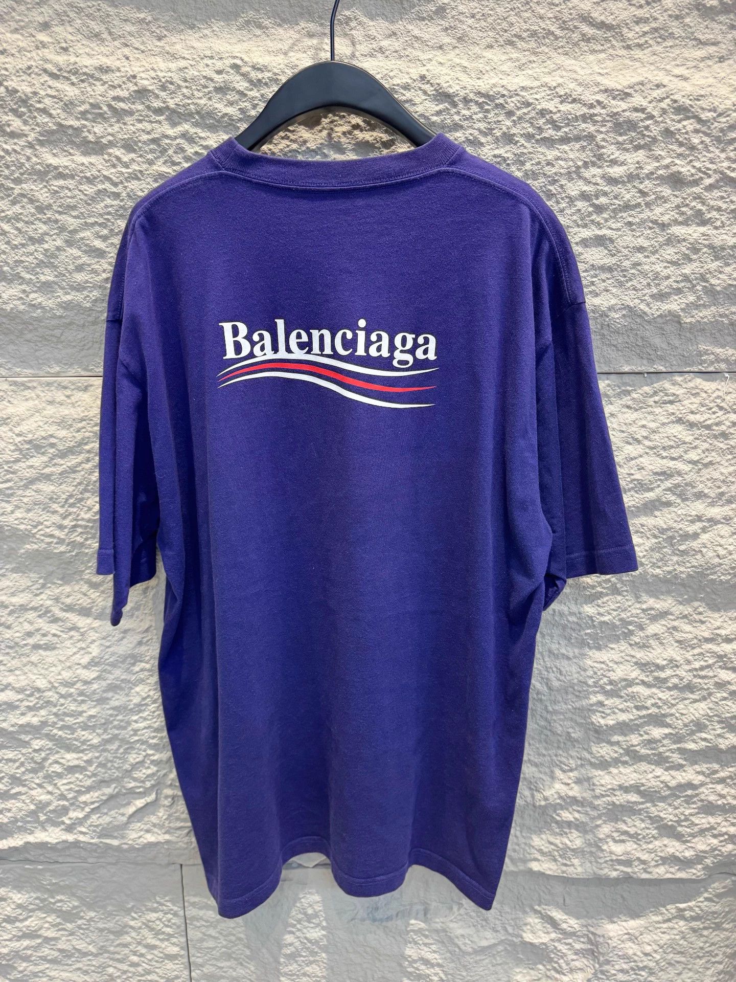 Balenciaga Balenciaga Blue Coke Logo Oversized T-Shirt S Size US S / EU 44-46 / 1 - 4 Thumbnail