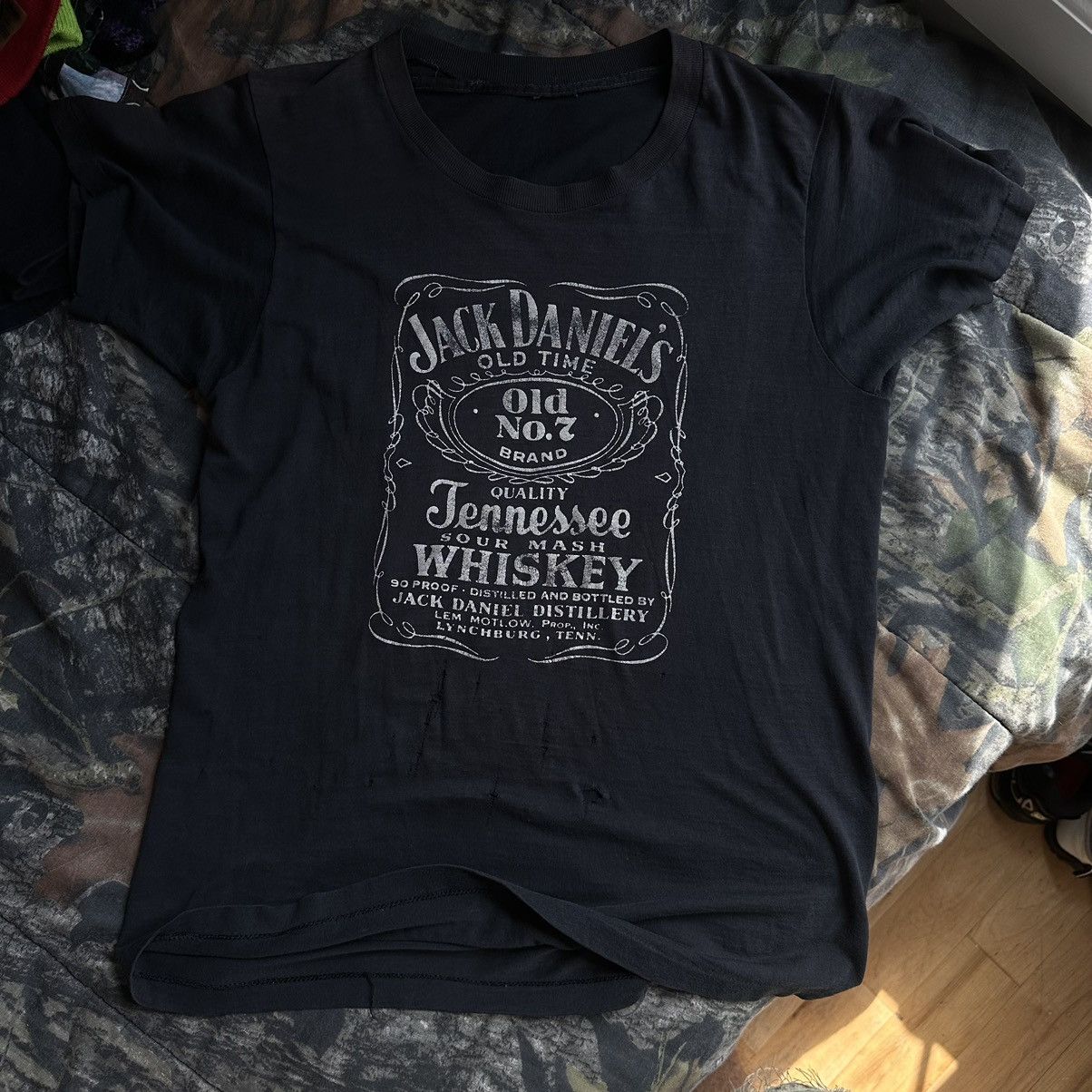 Vintage Jack Daniels Old No. 7 Brand T-shirt // 1989 80s