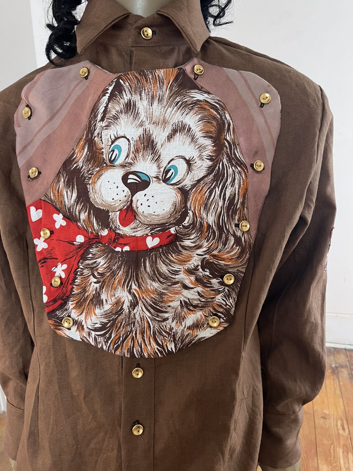 Other Western Moygasnel Scottish linen Dog Bib Shirt XL Size US L / EU 52-54 / 3 - 1 Thumbnail