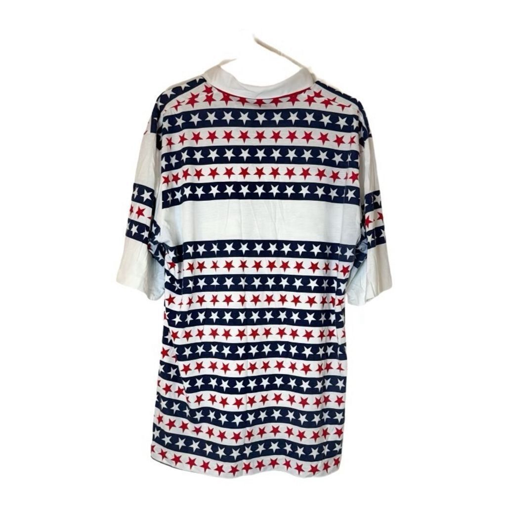 Antigua Antigua Men's XL Stars and Stripes Vintage Short Sleeve Pol Size US XL / EU 56 / 4 - 6 Thumbnail