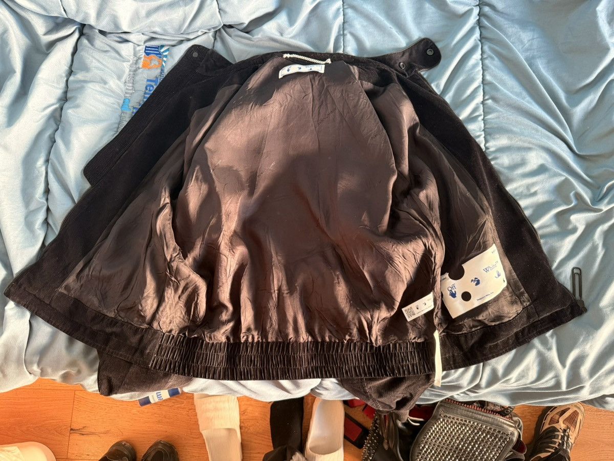 Off-White Off-White Black Corduroy Moto Jacket Size US L / EU 52-54 / 3 - 12 Thumbnail