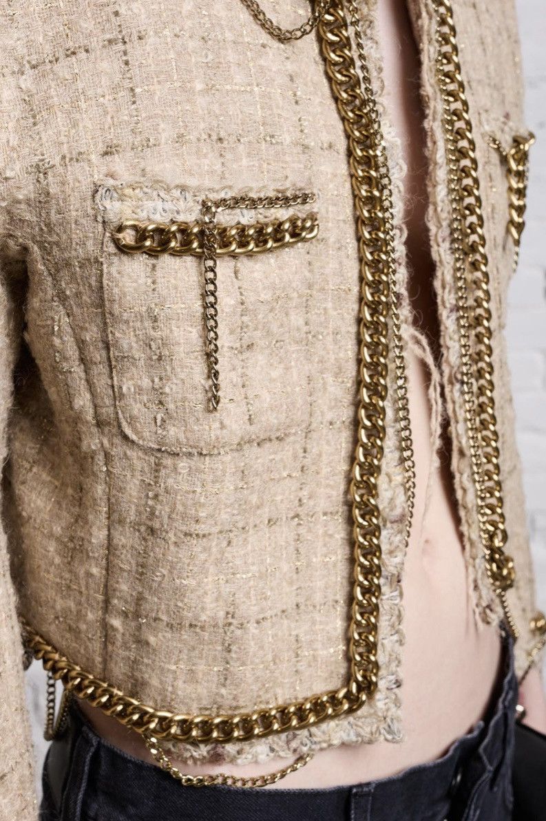 R13 R13 Square Shoulder Tweed Jacket - RP.2350€ Size M / US 6-8 / IT 42-44 - 7 Thumbnail