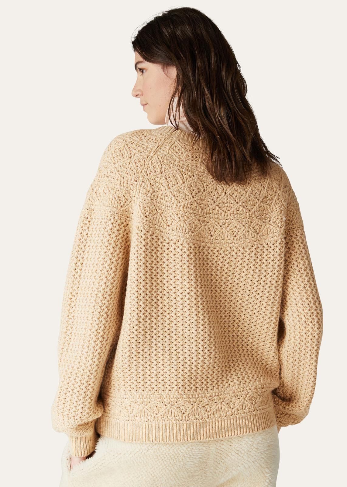 Loro Piana o1srvl11e0125 Engadin Crewneck Sweater in Camel Size XS / US 0-2 / IT 36-38 - 2 Thumbnail