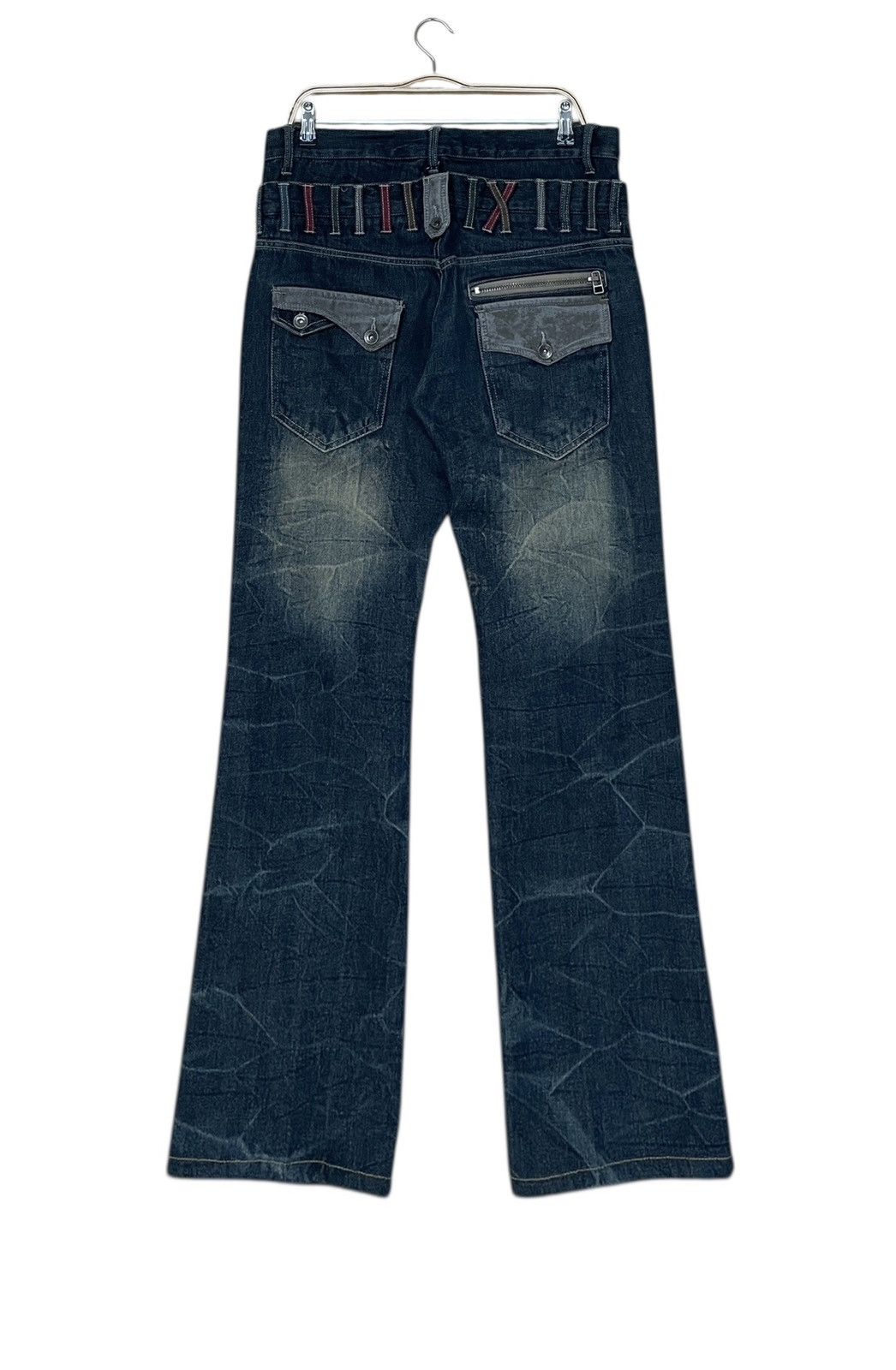 If Six Was Nine × Vintage Vintage Japanese Brand Double Focus Jeans 1990s Size US 33 - 2 Thumbnail