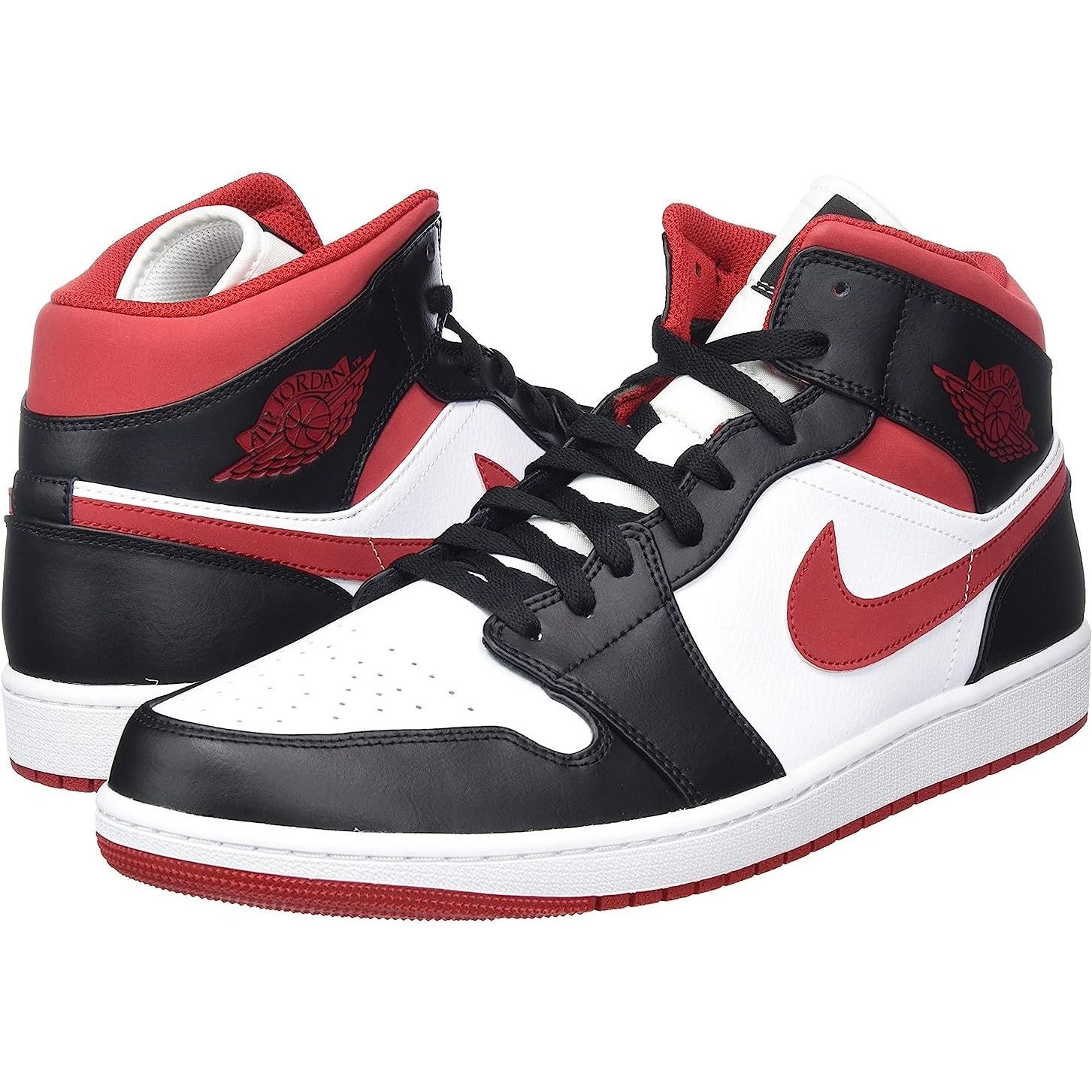 Jordan Brand Nike | Air Jordan 1 Retro Mid GS Black Gym Red | 5.5 Youth Size US 7 / IT 37 - 1 Thumbnail