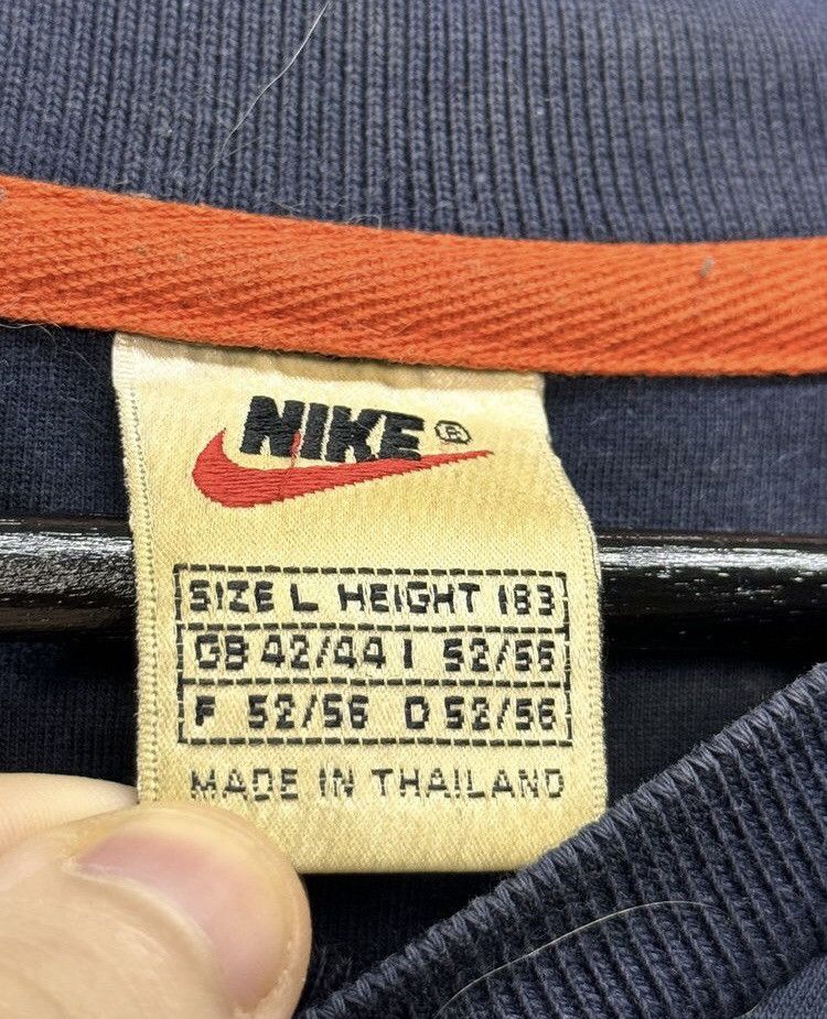 Nike × Vintage Nike Rugby Vintage Sweatshirt Polo Y2K Size US L / EU 52-54 / 3 - 5 Thumbnail