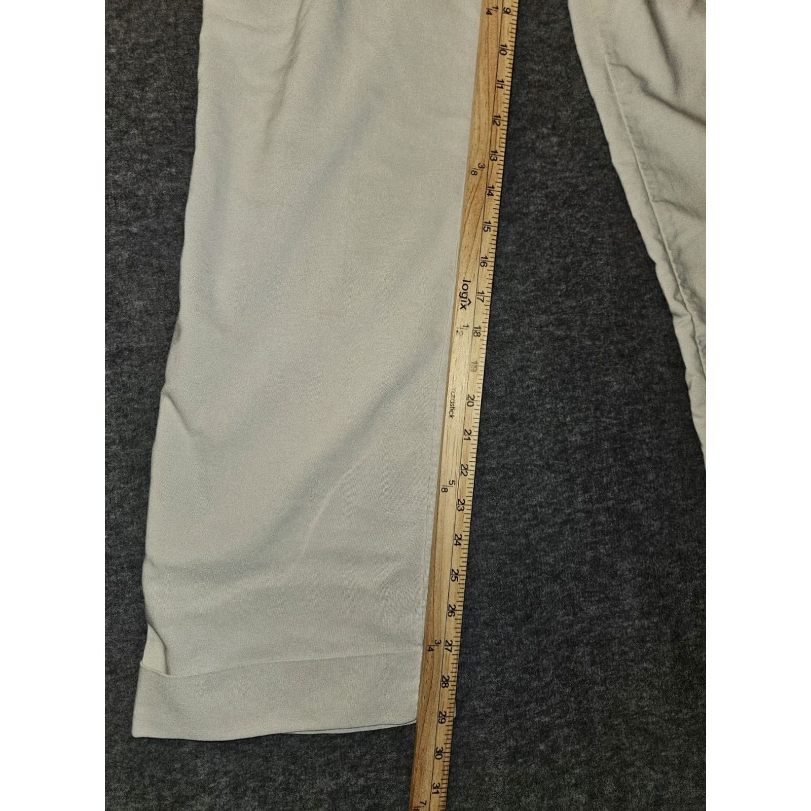 Vintage Motherhood Pants Women's Medium Tan Straight Leg Pullon Stretch Made in USA Size 32" / US 10 / IT 46 - 5 Thumbnail