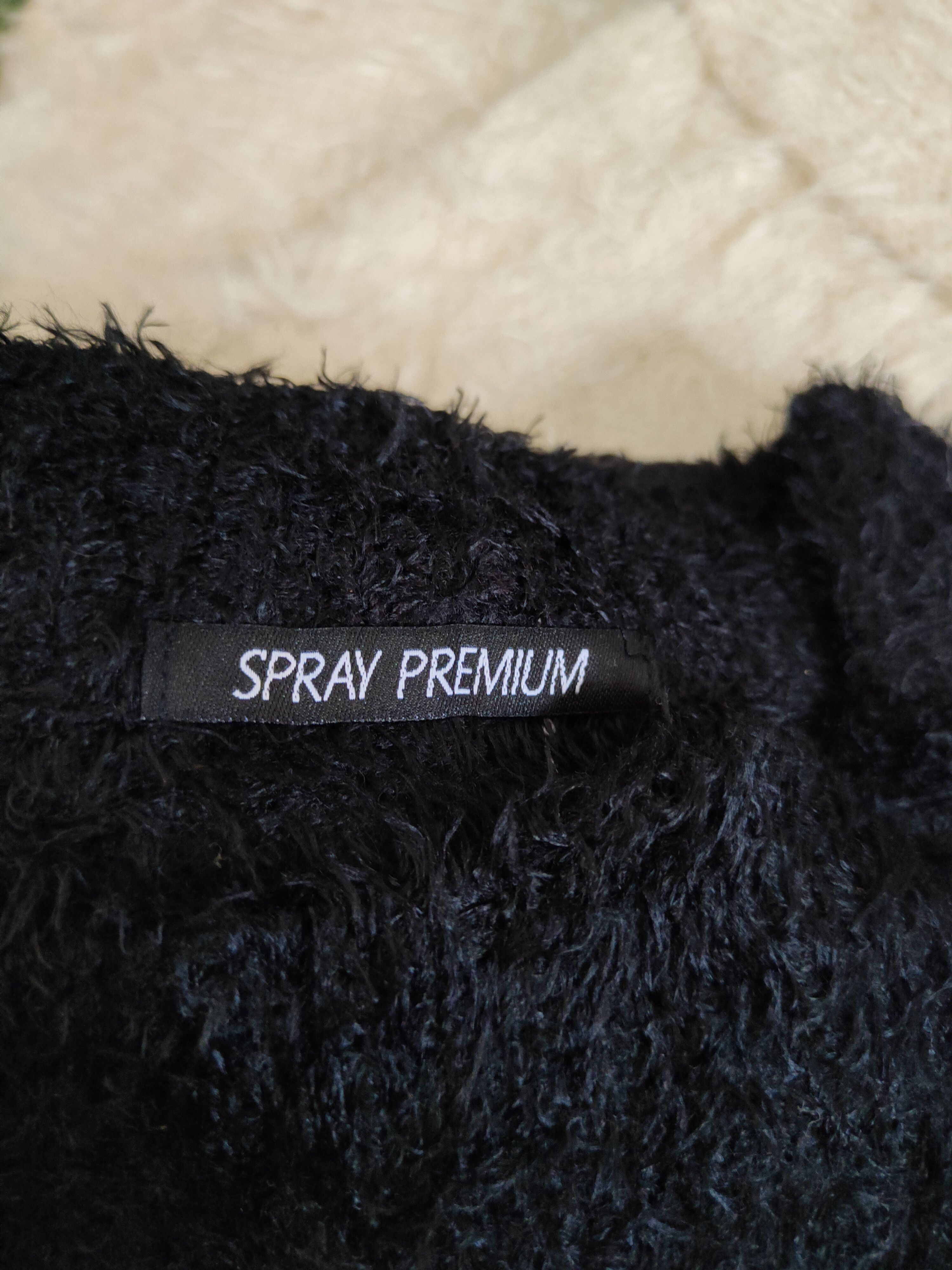 Japanese Brand × Vintage Spray Premium Black Fur Mohair Knitwear ❌ HOT STUFF Size M / US 6-8 / IT 42-44 - 14 Thumbnail