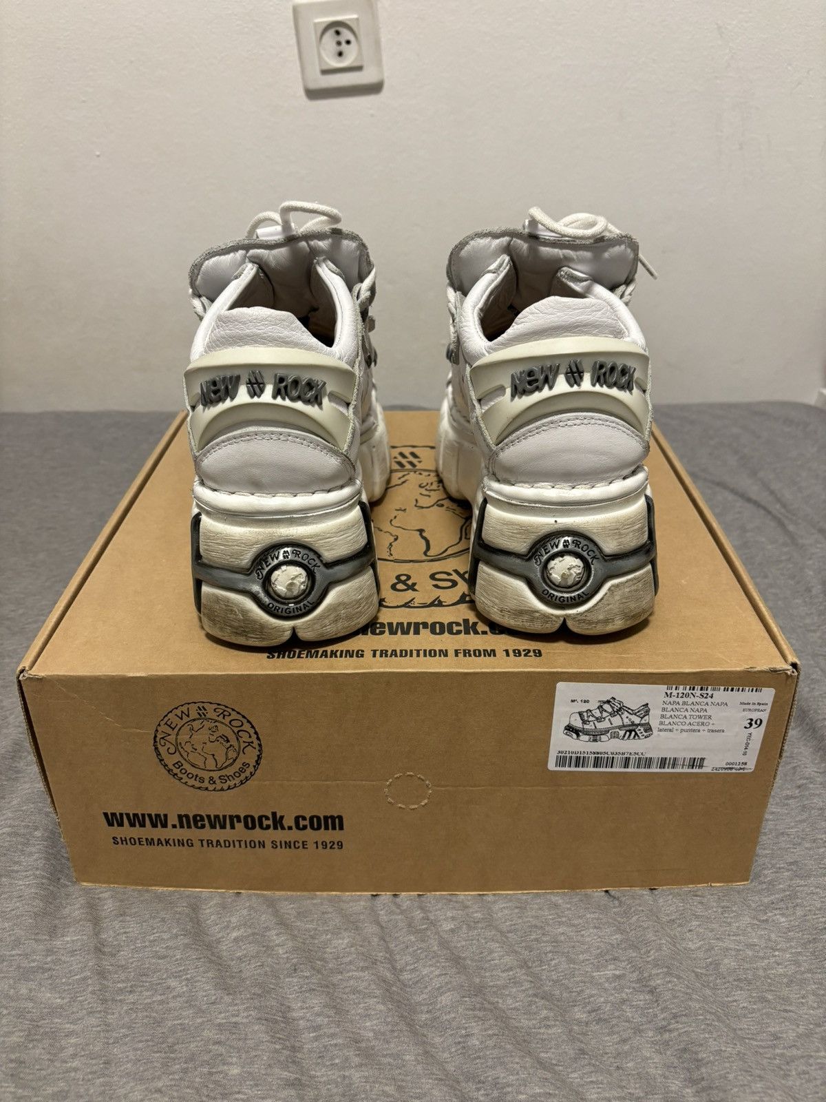 New Rock White New Rock Size US 9 / IT 39 - 3 Thumbnail