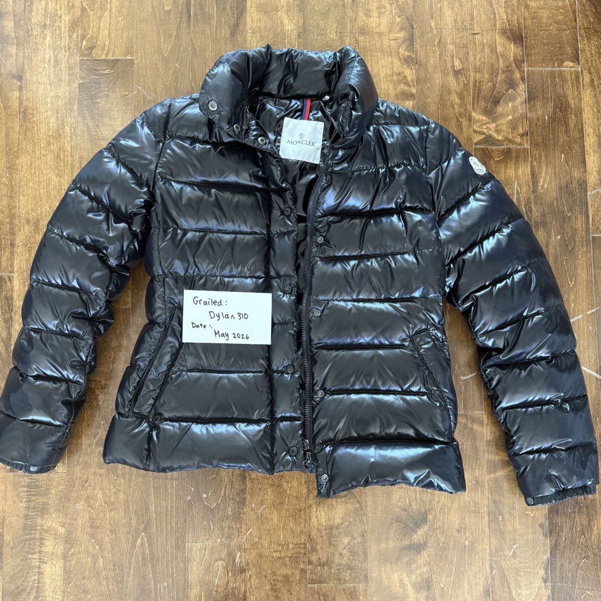 Moncler Moncler Clairy Giubbotto Black Shiny Down Jacket Size M / US 6-8 / IT 42-44 - 1 Thumbnail