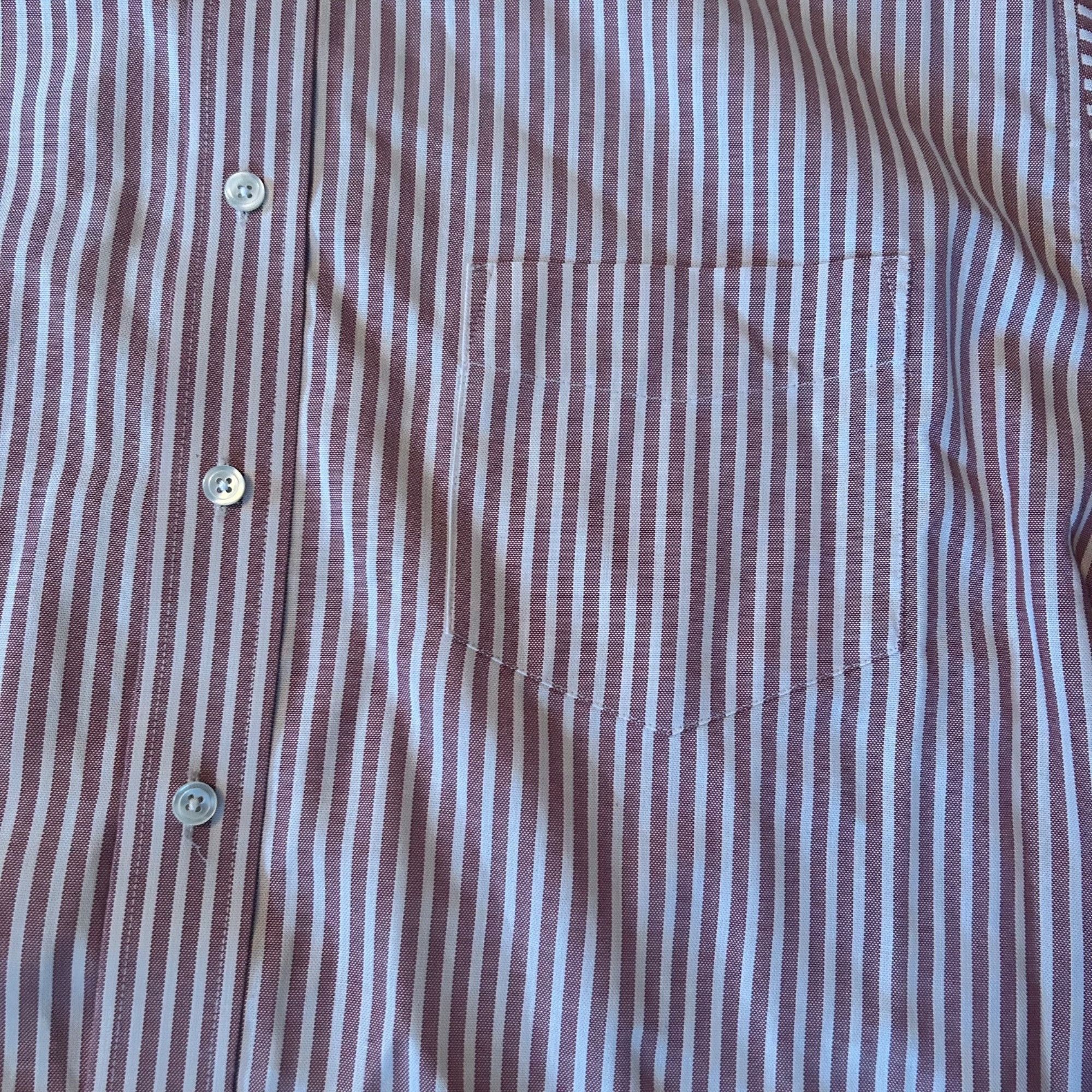 Dockers Vintage Dockers Striped Wrinkle Free Button Down Oxford Shir Size US XL / EU 56 / 4 - 7 Thumbnail