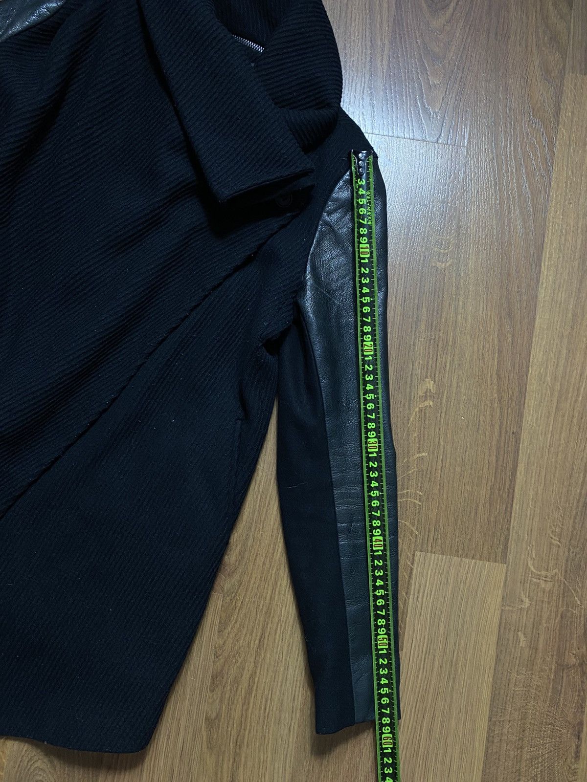 Allsaints Allsaints Leather Sleeves y2k Black Work Jacket Size S / US 4 / IT 40 - 8 Thumbnail