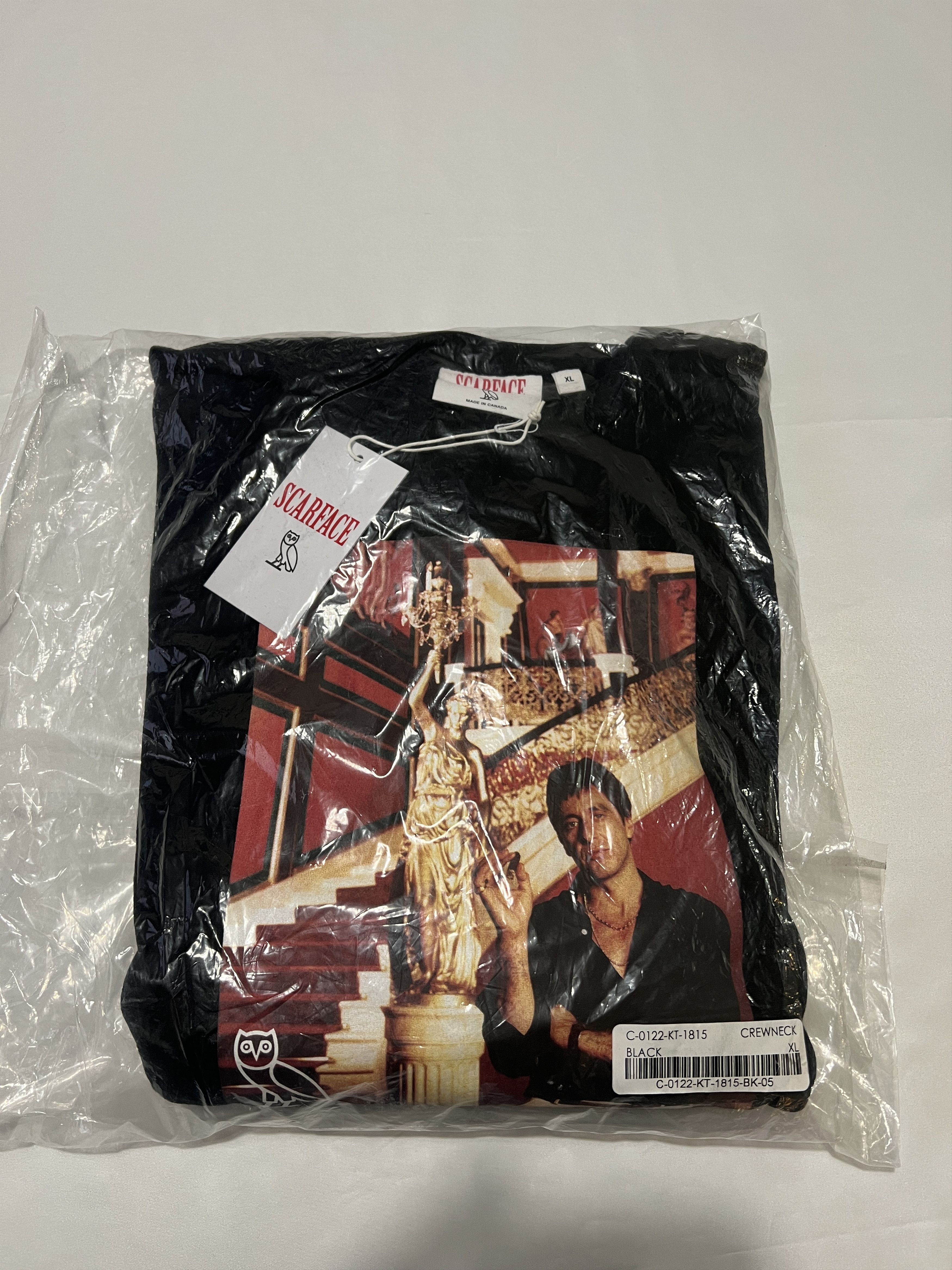 Drake OVO X SCARFACE BLACK CREWNECK Size US XL / EU 56 / 4 - 2 Thumbnail