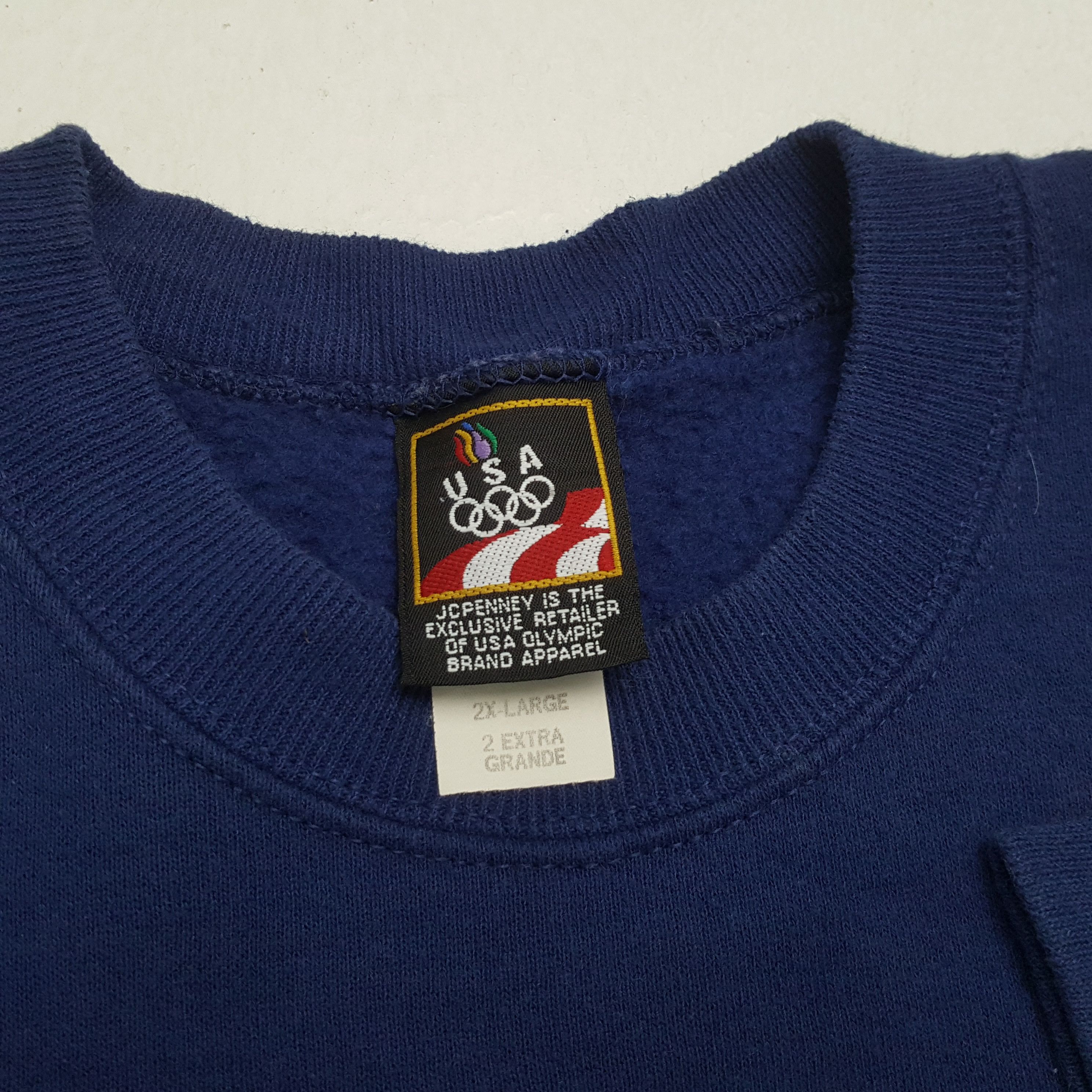 USA Olympics × Vintage Vintage 90's OLYMPICS USA Sportswear Promo Sweatshirts Size US XL / EU 56 / 4 - 8 Thumbnail