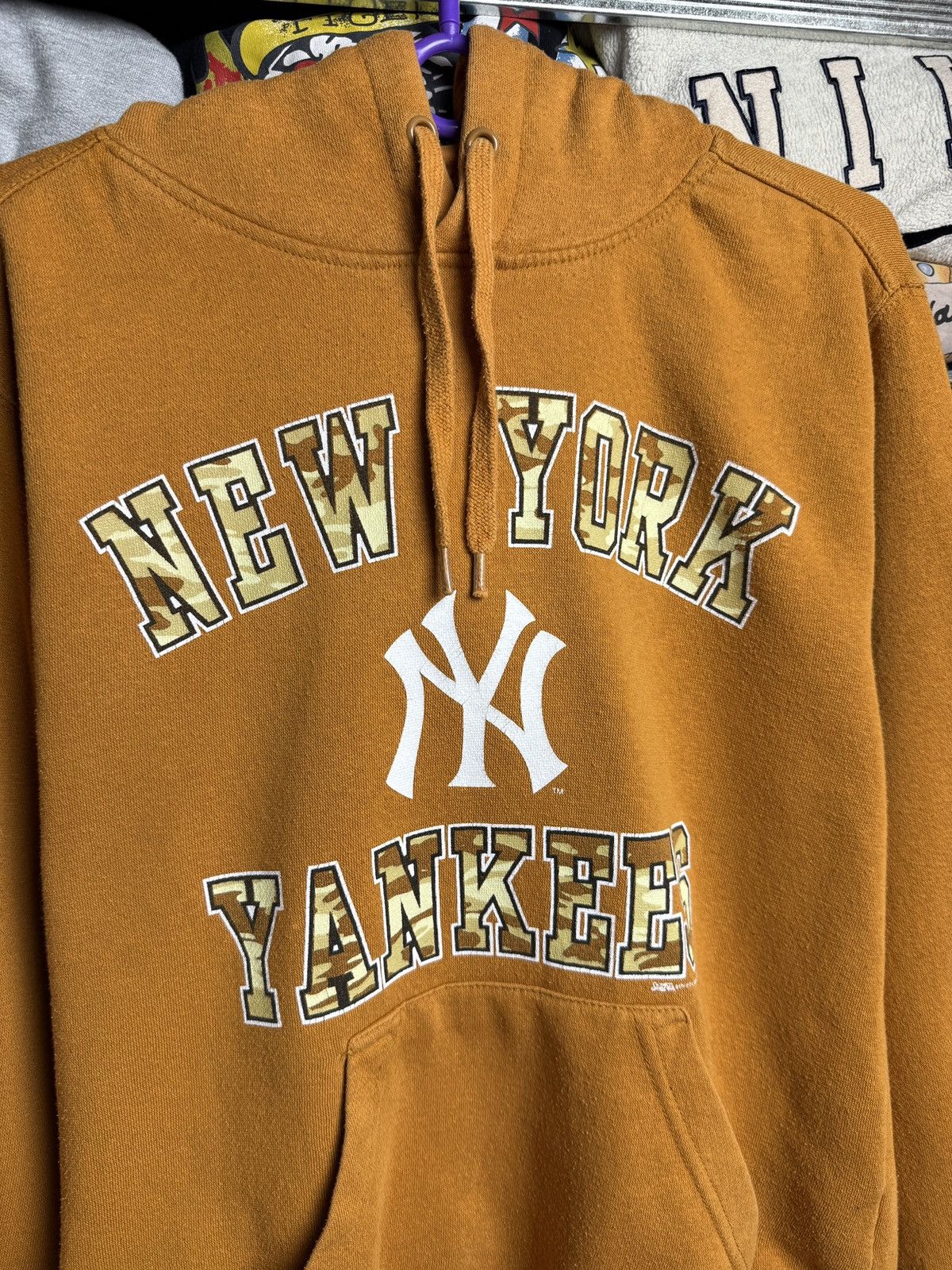 New York Yankees × Vintage Vintage New York Yankees Hoodie Sweatshirt Baby Blue Size US M / EU 48-50 / 2 - 3 Thumbnail