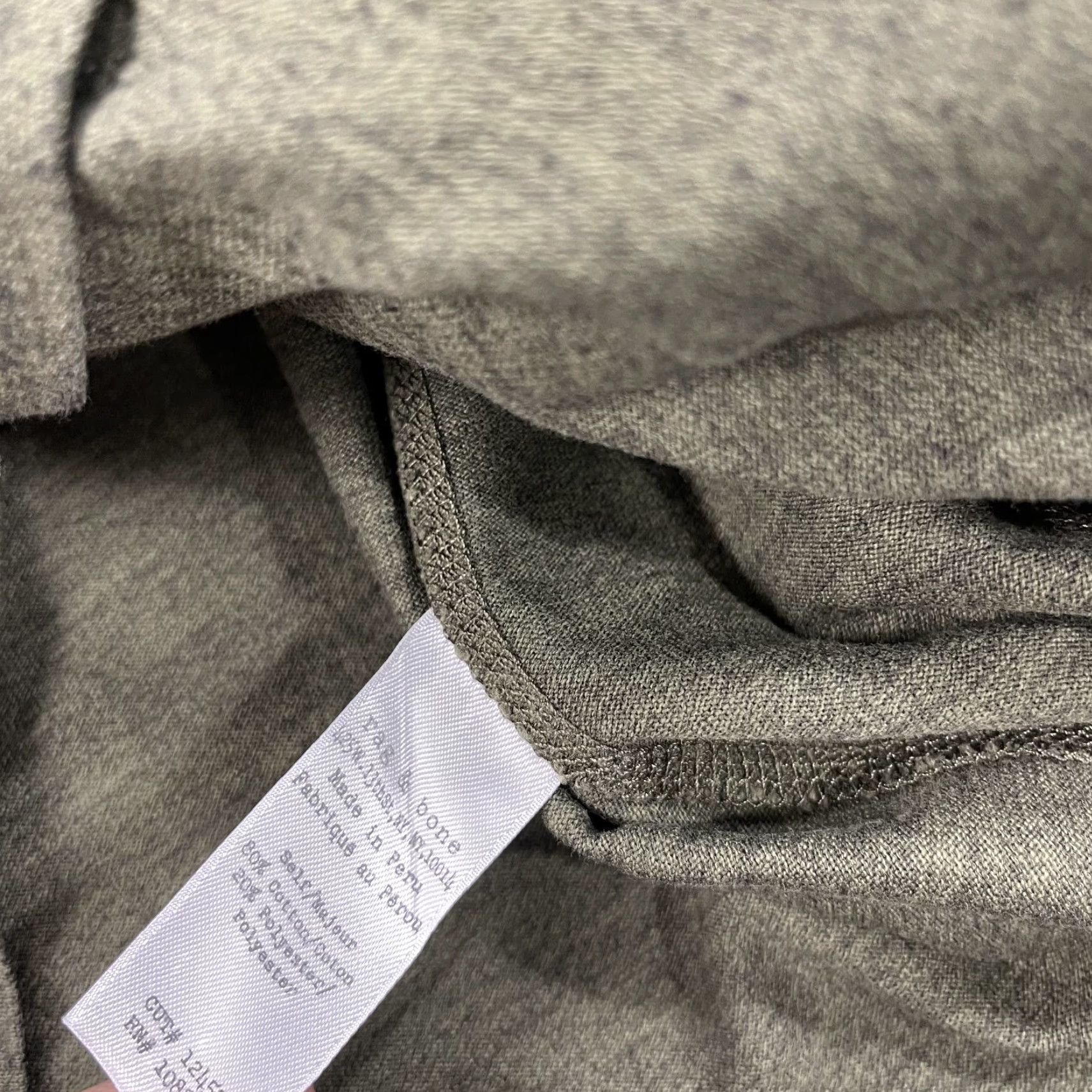Rag & Bone Rag & Bone Shirt Mens L Green Cotton Henley Tee Long Sleeve Standard Issue Size US L / EU 52-54 / 3 - 4 Thumbnail
