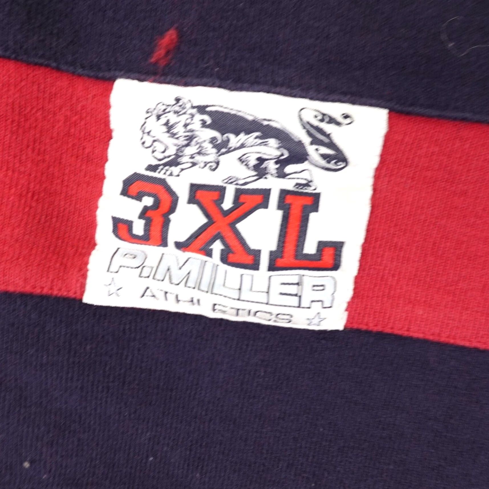 Vintage Vintage P Miller Sweater Mens XXL Red Blue Master P Short Sleeve Rap Hip Hop Y2K Size US XXL / EU 58 / 5 - 7 Thumbnail