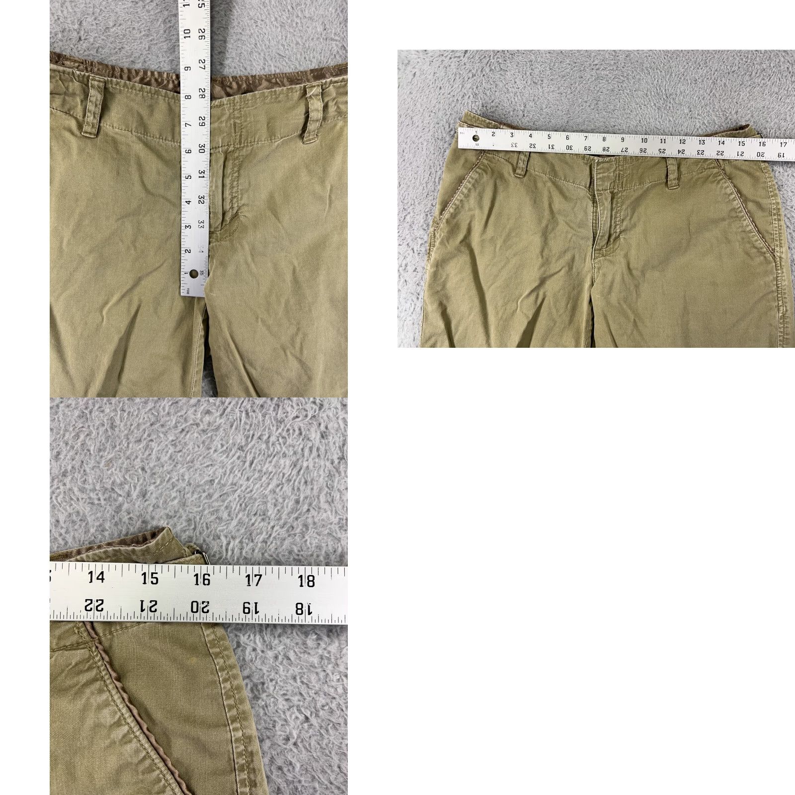 The North Face The North Face Shorts Womens 8 Beige Floral Embroidered Cotton Blend Buckles Size 30" / US 8 / IT 44 - 9 Thumbnail