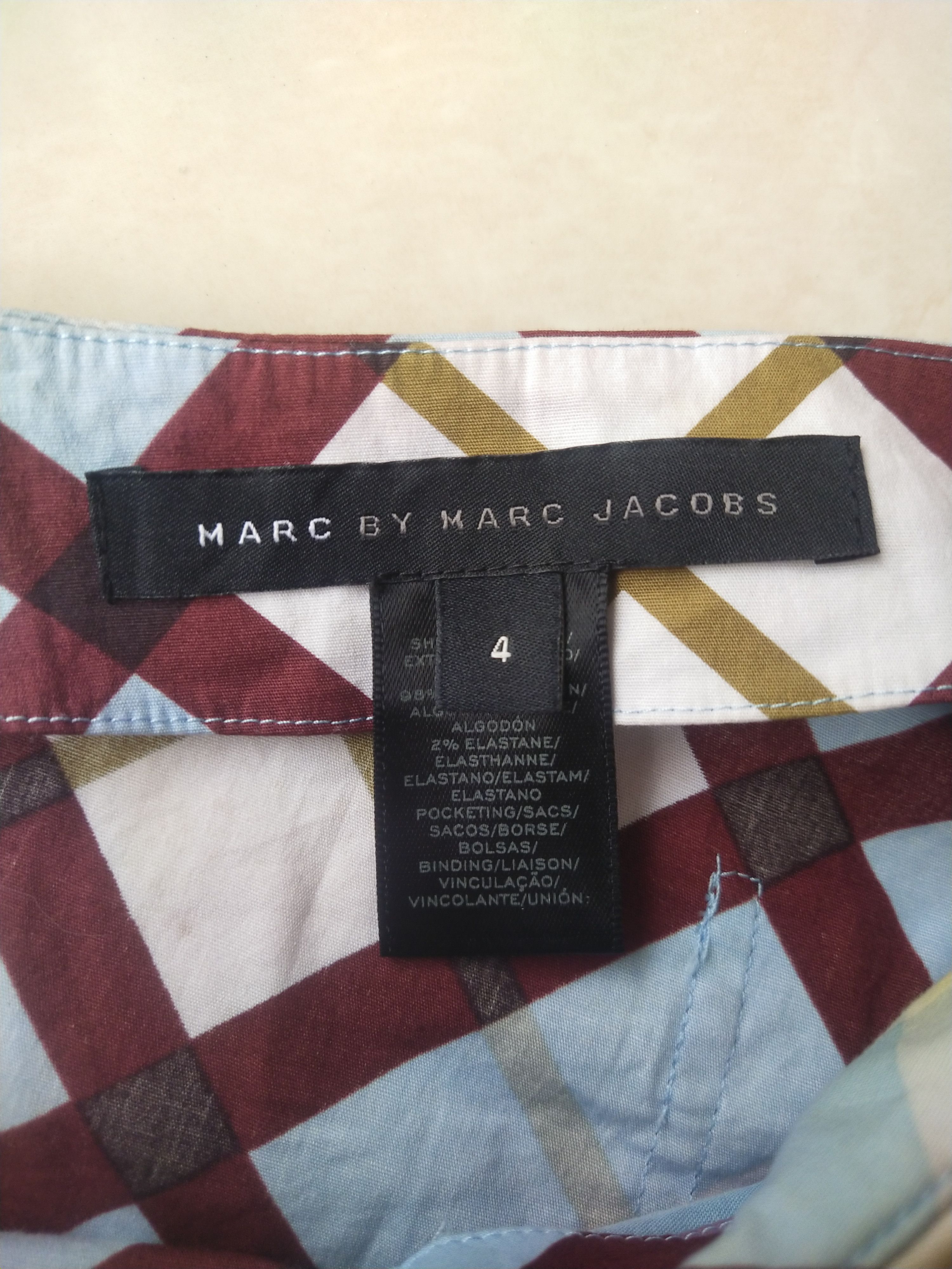 Marc Jacobs Marc by Marc Jacobs Plaid Buckle Mini Skirt Archive Y2K Size 29" - 6 Thumbnail