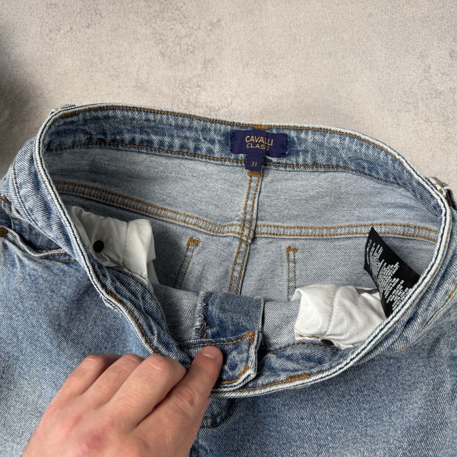 Cavalli Class Cavalli Class Women Jeans Blue Denim Size 31 Roberto Cavalli Size 31" - 11 Thumbnail