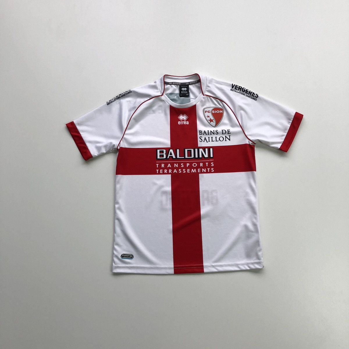 Errea Errea FC Sion #8 Gattuso 2012/2013 Home Jersey Vintage White Size US XS / EU 42 / 0 - 1 Thumbnail