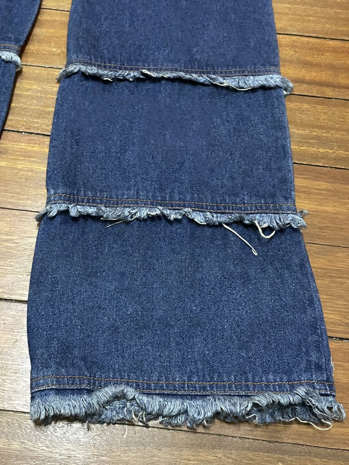 Hysteric Glamour Rare Design Vintage Classic Member Flared Hagi Jeans 1990s Size US 26 / EU 42 - 8 Thumbnail