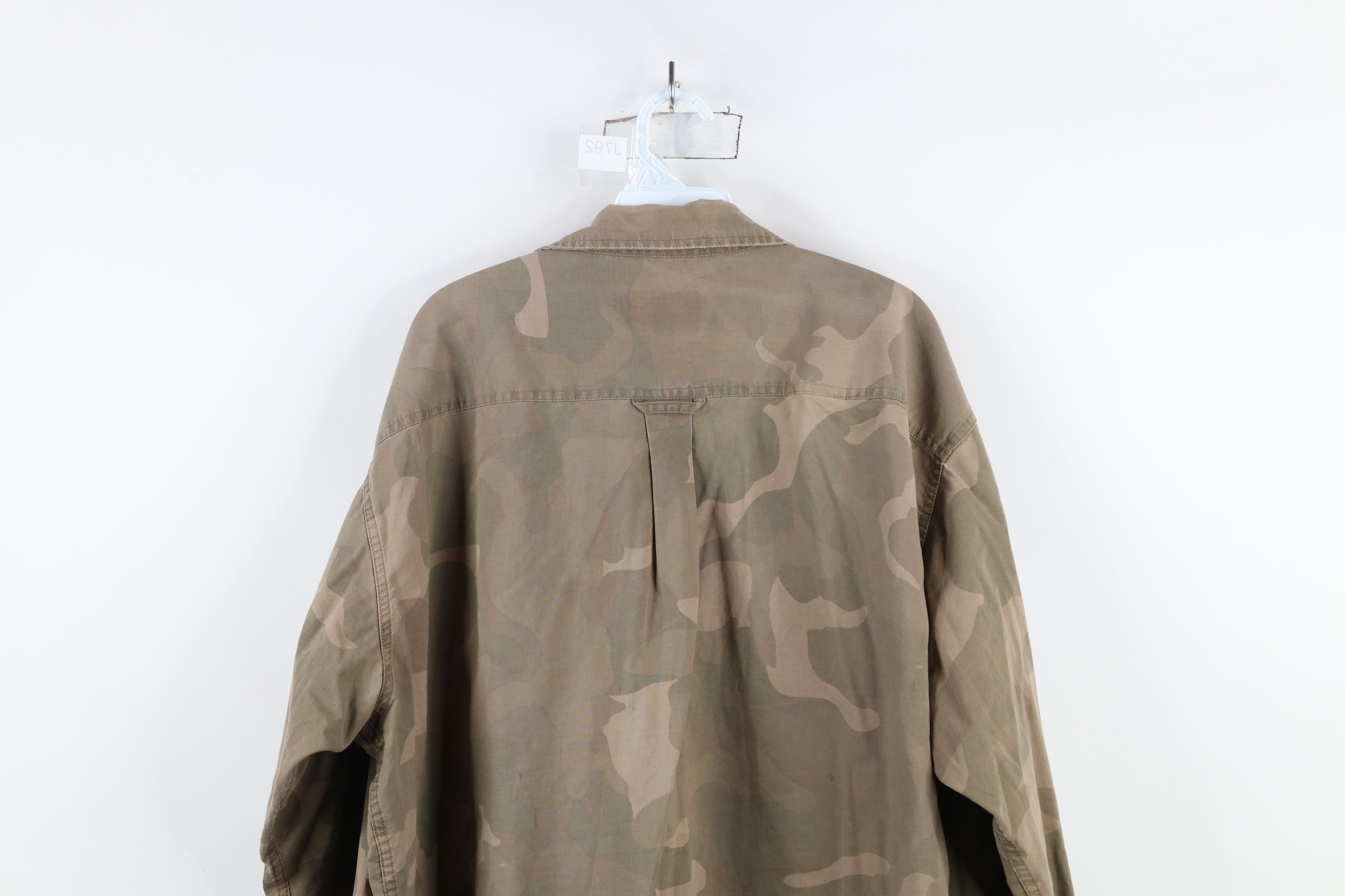 Vintage Vintage 90s Y2K Streetwear Camouflage Collared Button Shirt Size US XXL / EU 58 / 5 - 16 Thumbnail