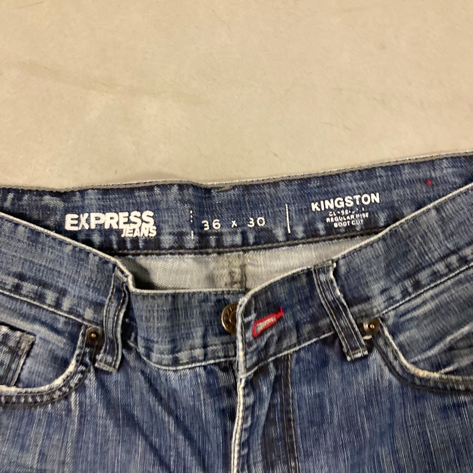 Express × Vintage y2k express bootcut Jeans 36x30 Size US 36 / EU 52 - 3 Thumbnail